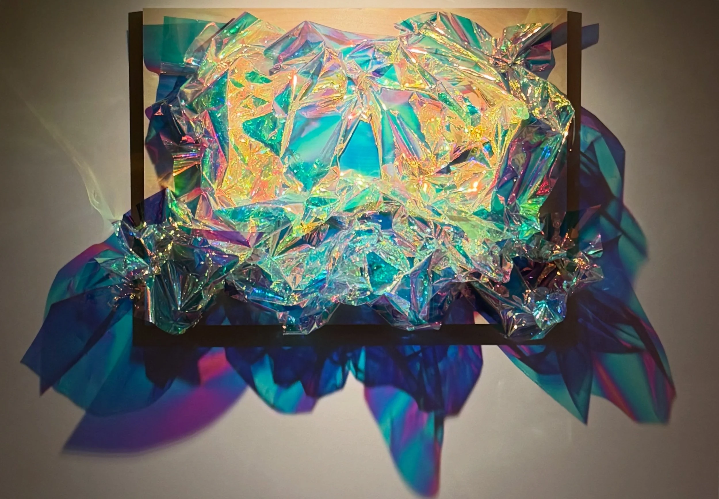 THEODOREWORLD hard candy 2026 mylar on wood