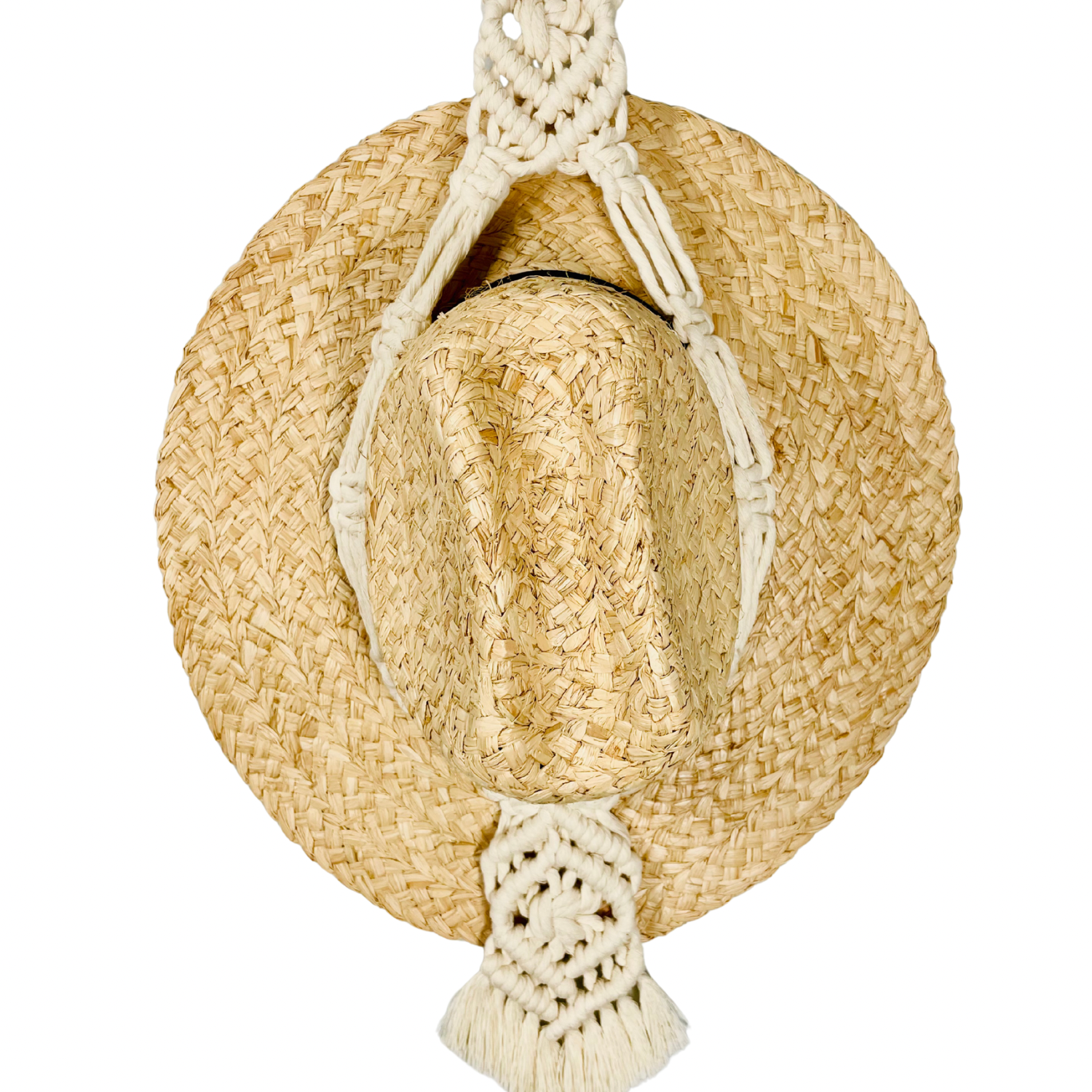 Macrame Hat Hanger (Natural)