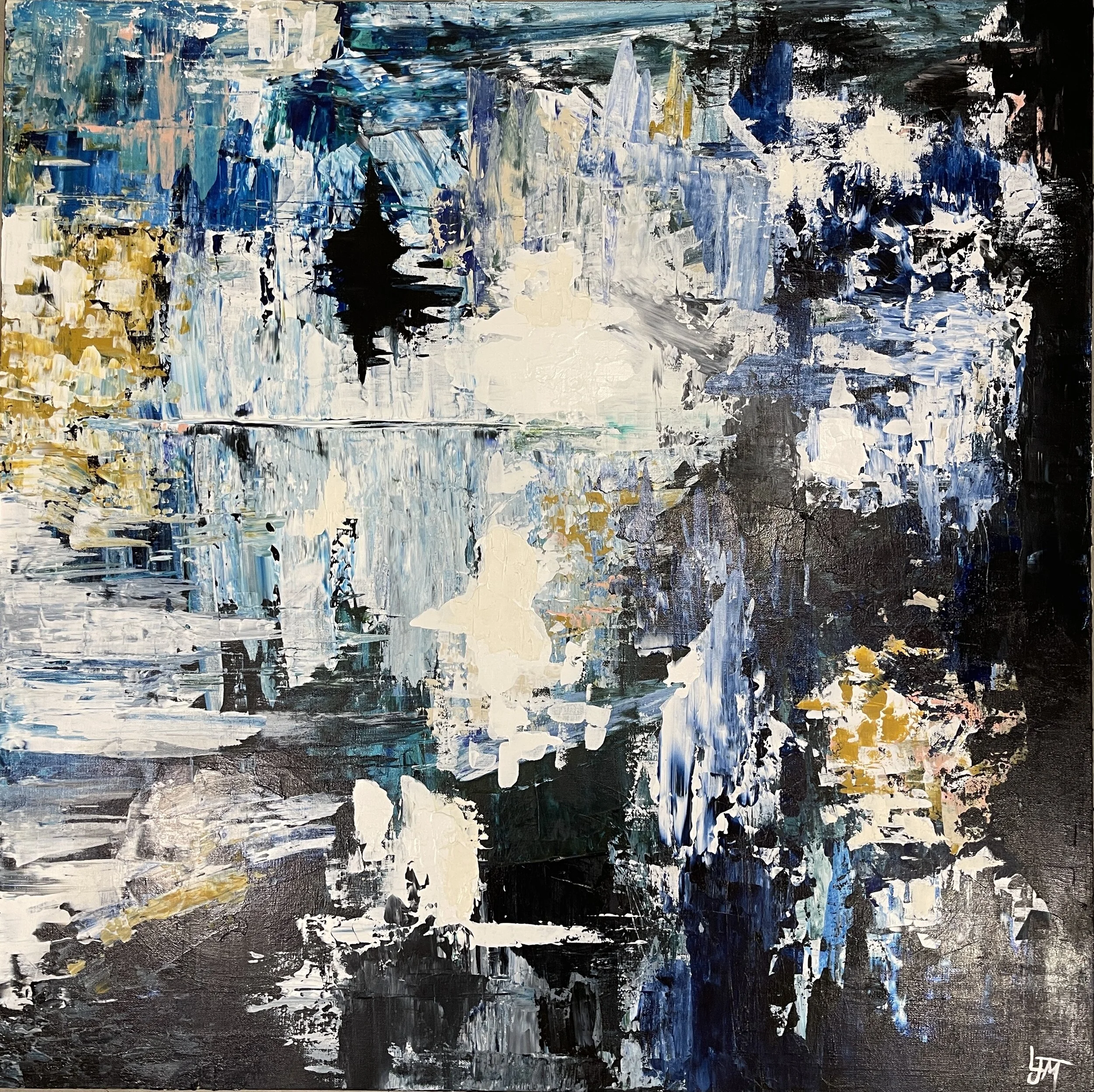 Untitled, Oil on Canvas 36x36", 2019 - Sold