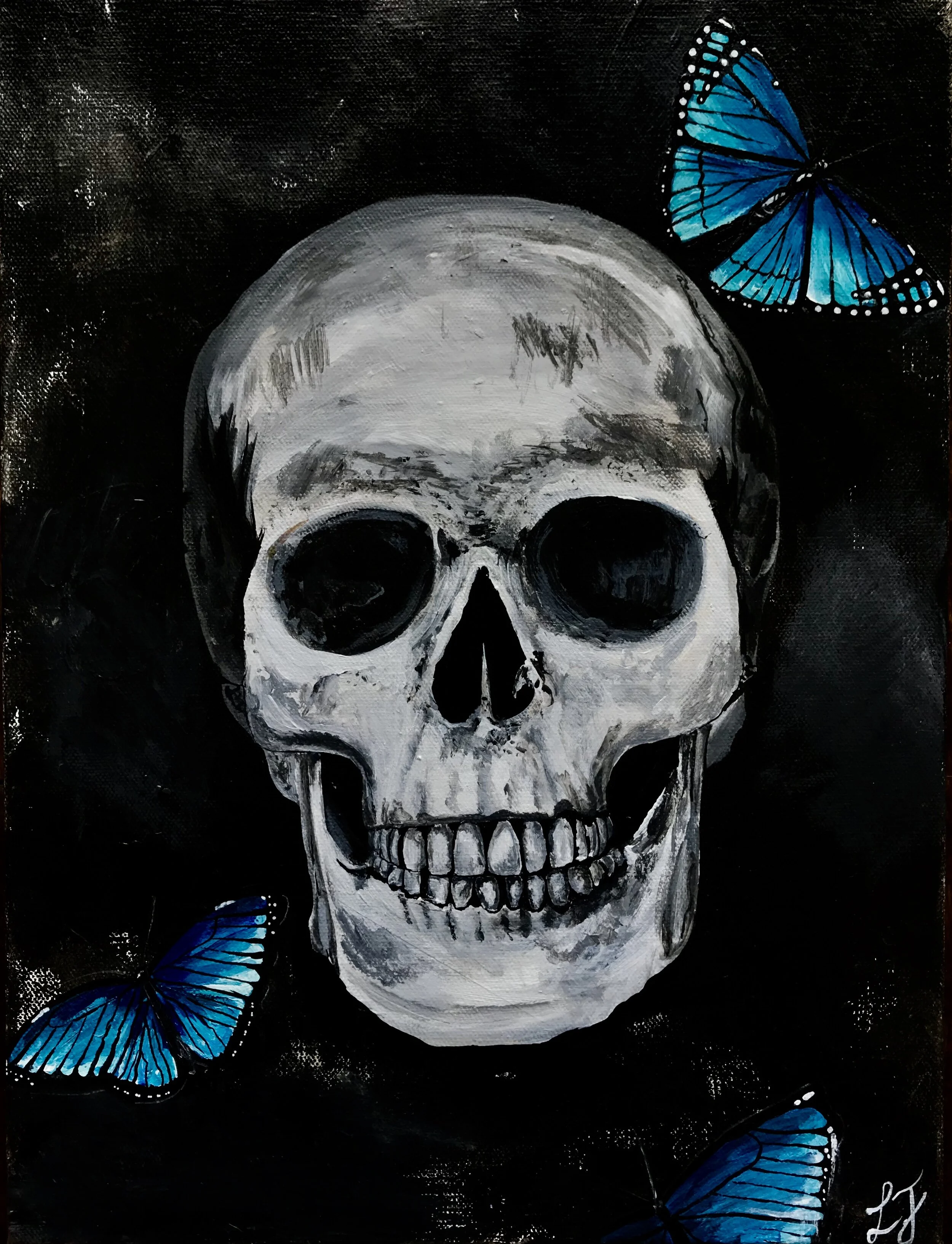 'Metamorphic',  12"x24", - 2019 - Acrylic on Canvas