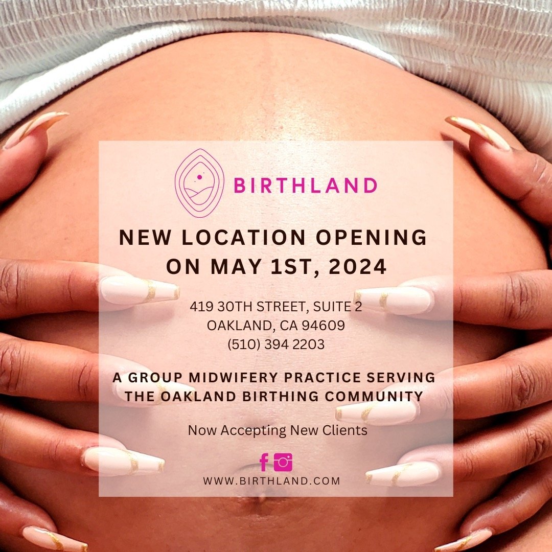 📣🎉Exciting Announcement🎉📣
It&rsquo;s not the birth center, yet! On May 1st, Birthland Midwifery will be reopening as a group practice. While we continue to raise funds toward the ultimate goal of a Birth Center in Oakland, we remain committed to 