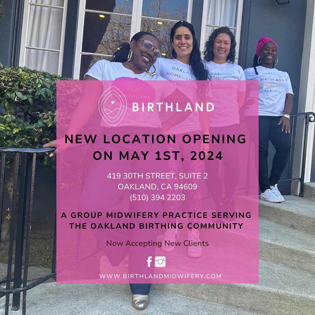 📣🎉Exciting Announcement🎉📣

It&rsquo;s not the birth center, yet! 📆 On May 1st, Birthland Midwifery will be reopening as a group practice. While we continue to raise funds toward the ultimate goal of a Birth Center in Oakland, we remain committed