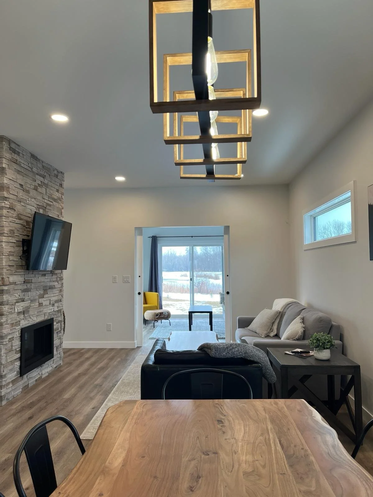 View from dining table