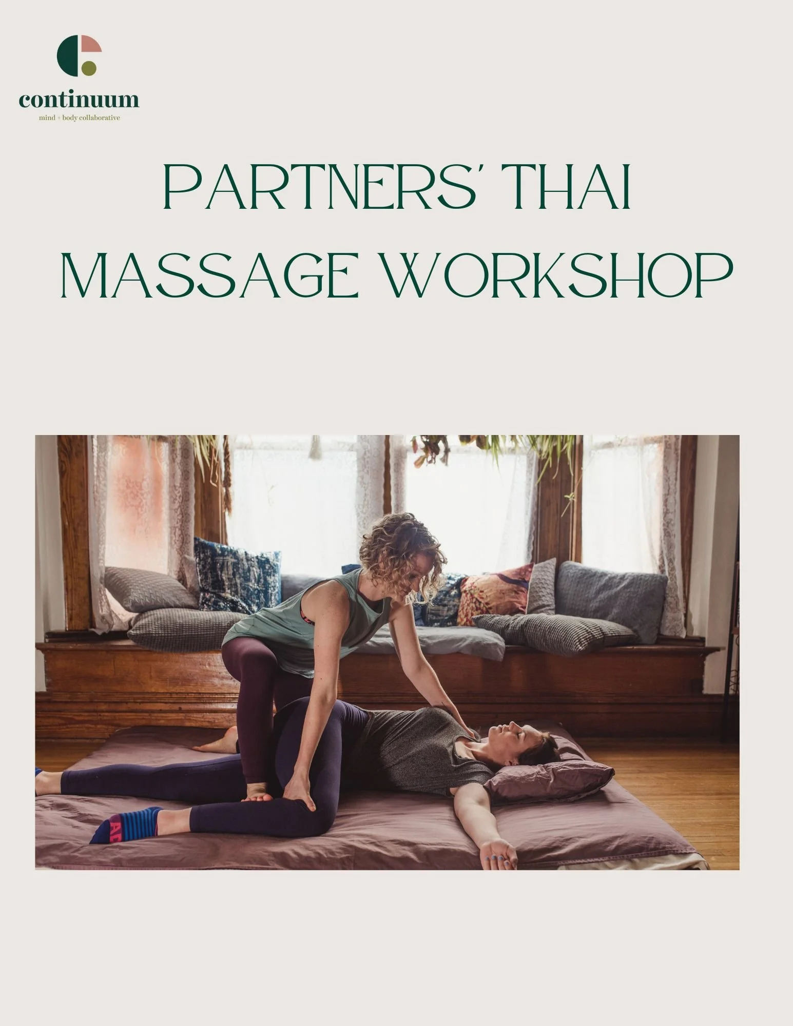Partners' Thai Massage Workshop