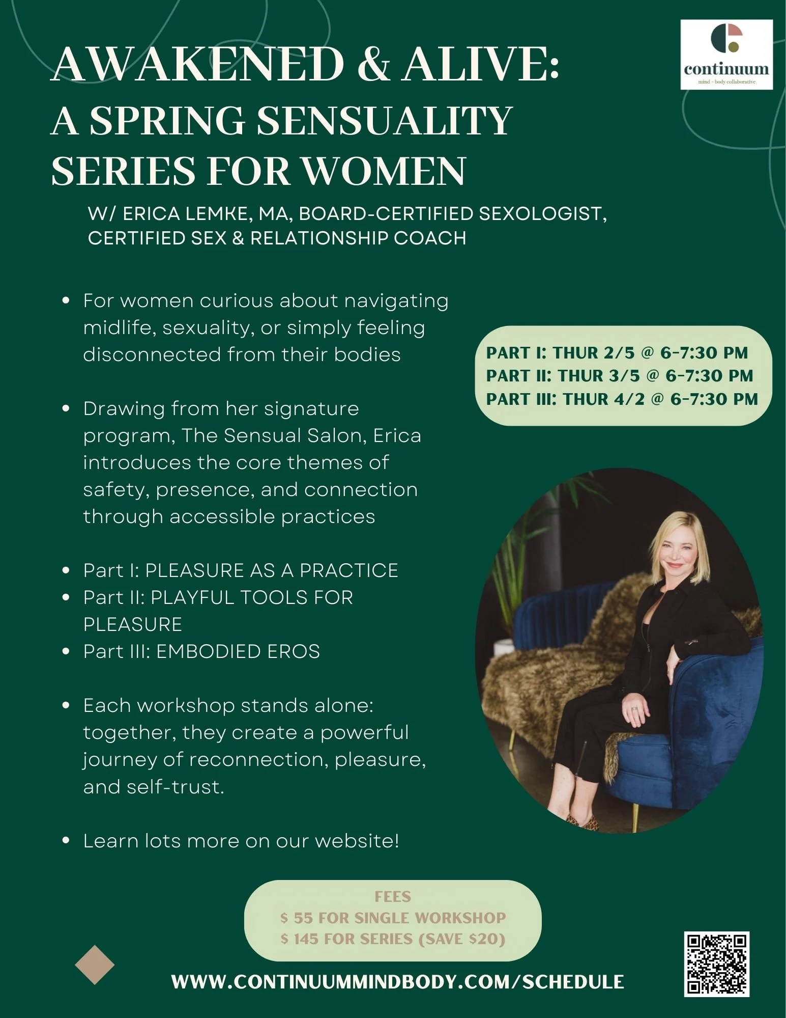 Awakened &amp; Alive: A Spring Sensuality Series for Women (Workshop Part III) 