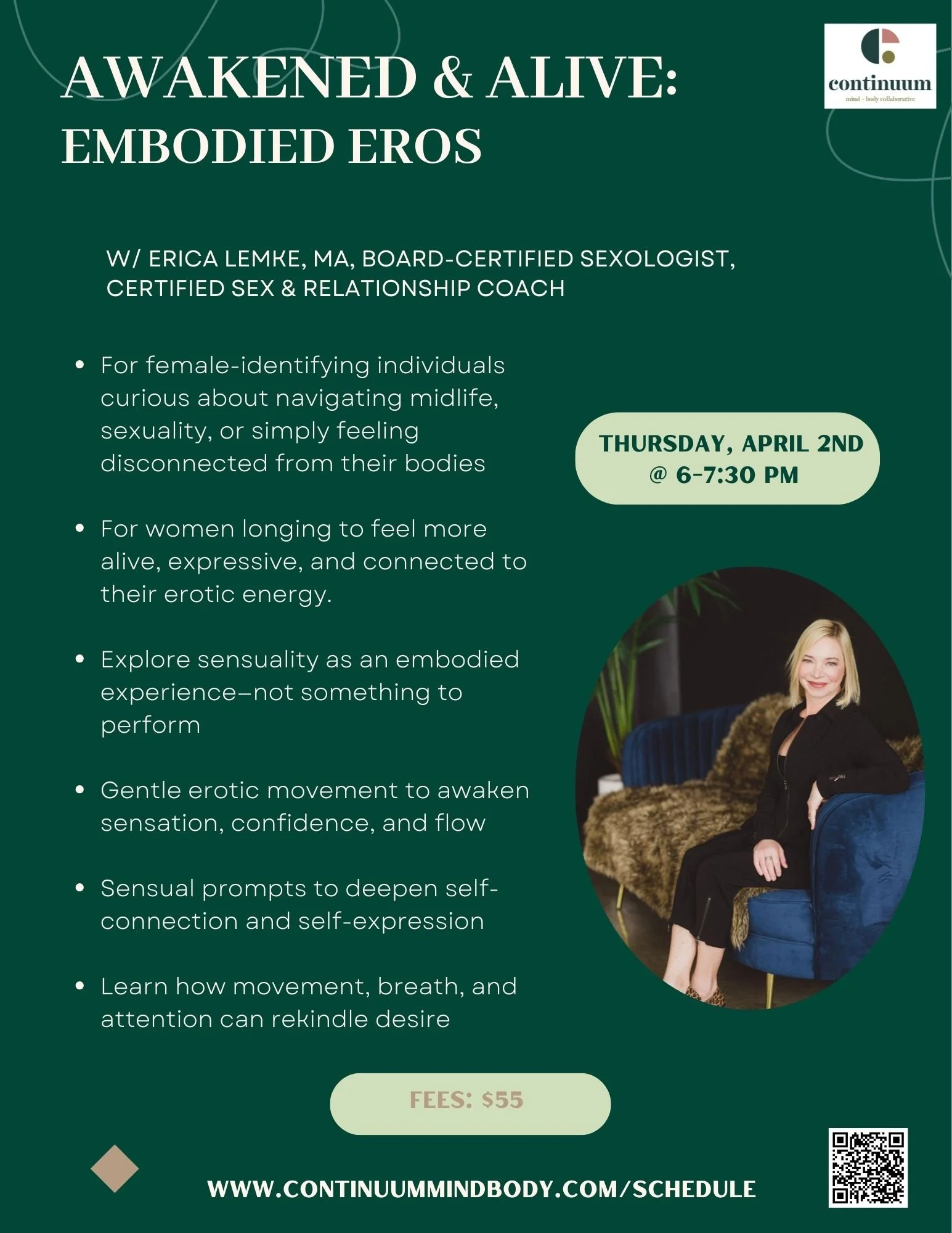 Awakened &amp; Alive: A Spring Sensuality Series for Women (Workshop Part III) 