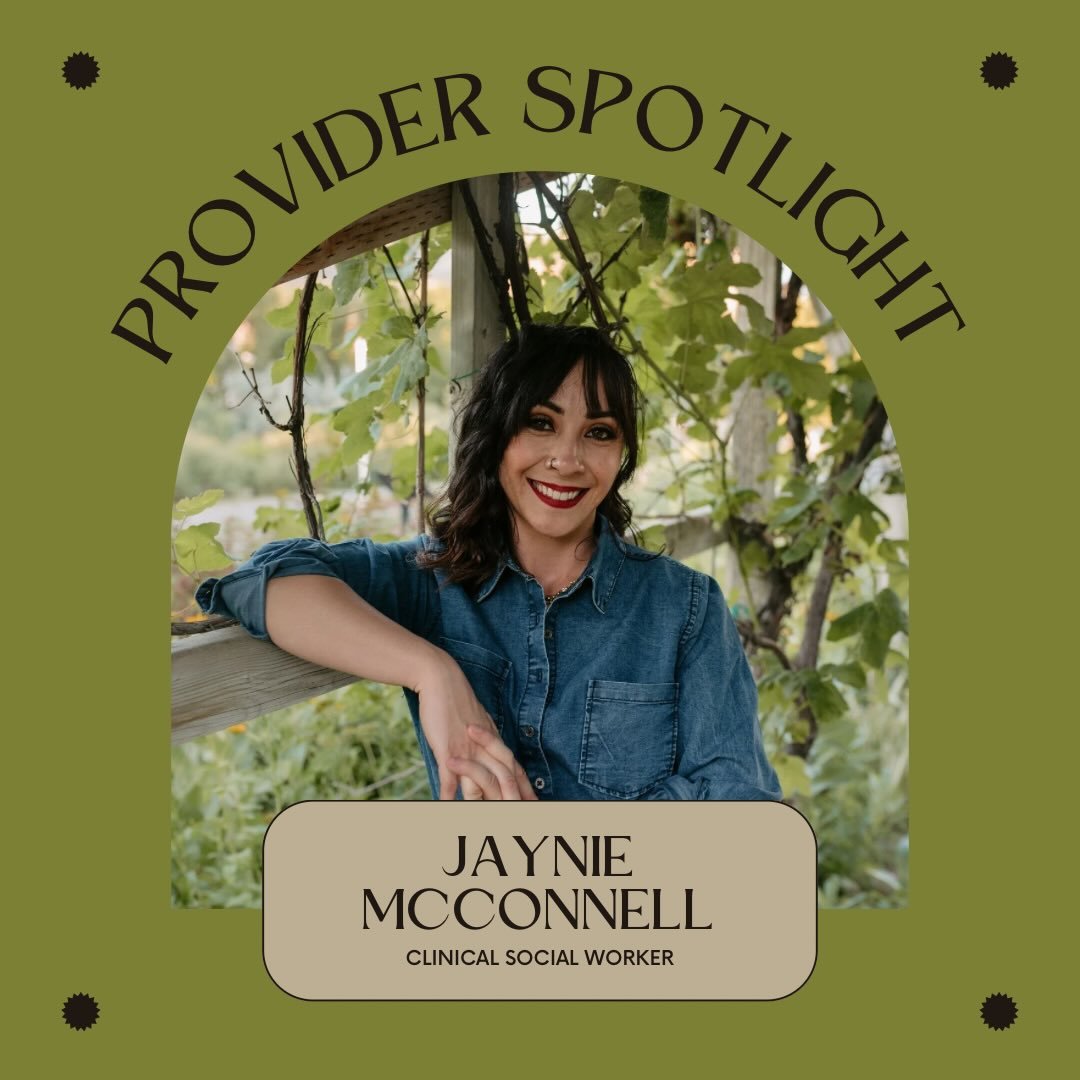 We are so excited to spotlight Jaynie McConnell, a clinician who is dedicated to helping individuals move toward greater balance and self-connection. Jaynie approaches therapy from a holistic perspective, honoring the deep connection between mind, bo