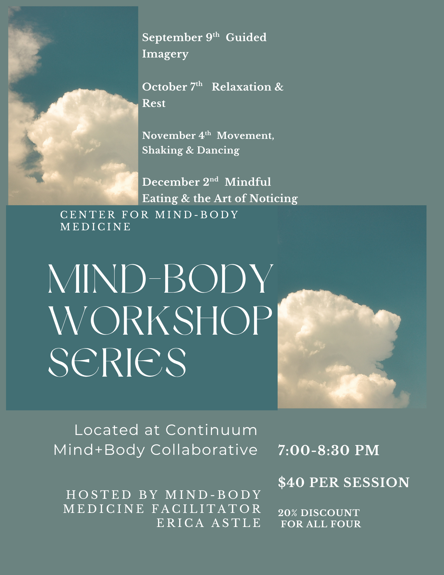 Mind-Body Workshop Series
