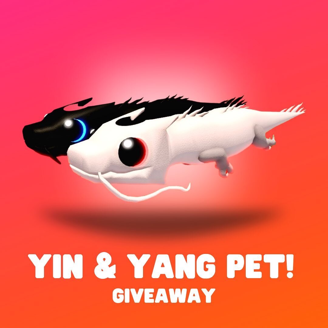🖤LIMITED PET GIVEAWAY🤍

We&rsquo;re giving you another chance to own our Yin &amp; Yang pet before it disappears! There will be 5 LUCKY WINNERS 😁 

~ FOLLOW us! 
~ LIKE this post! 
~ TAG a friend in comments!
~ REPOST on your story!
 (Don&rsquo;t 