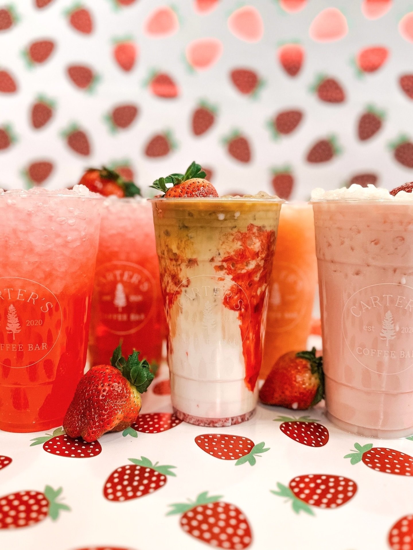 National Strawberry Day is TOMORROW! And a special treat for two is waiting for YOU!🍓🤍 

Yes, our 2 for $10 deal is happening all day Friday at all of our locations &amp; we are BERRY excited about it! 🥤👏🏻🥤😜 

Swing on by, grab a friend, and t