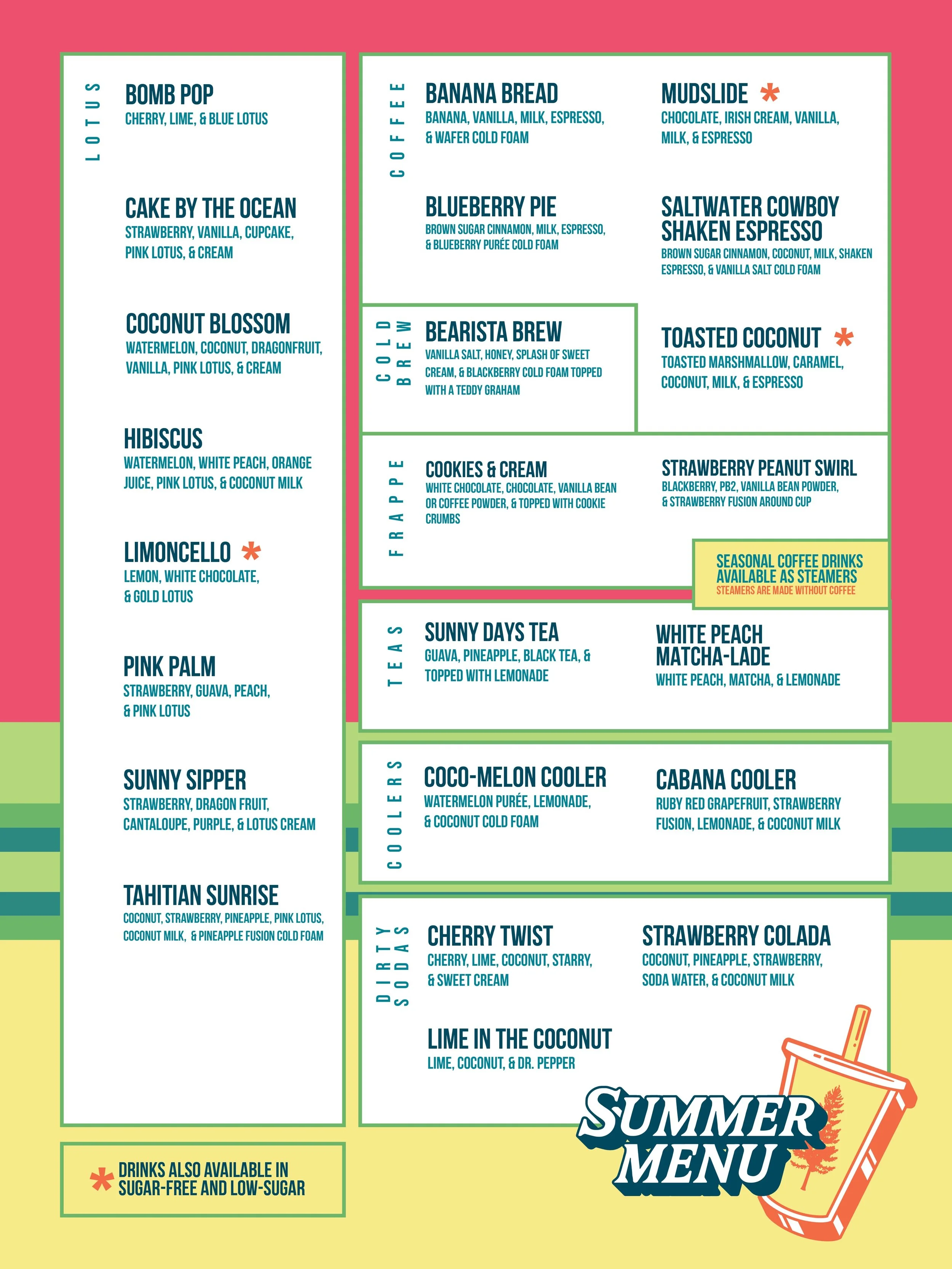 Feels like SUMMER menu drops tomorrow!!! What are you wanting to try??
