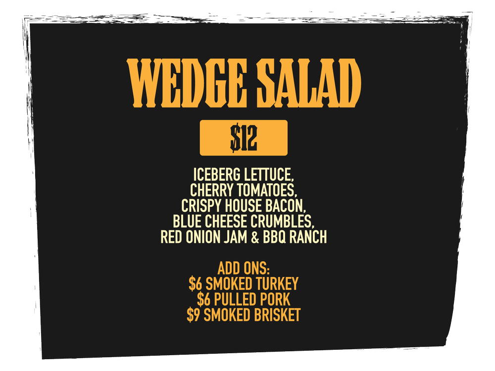 Silverbacks Menu FOOD MENU — SILVER KING SMOKEHOUSE & SALOON