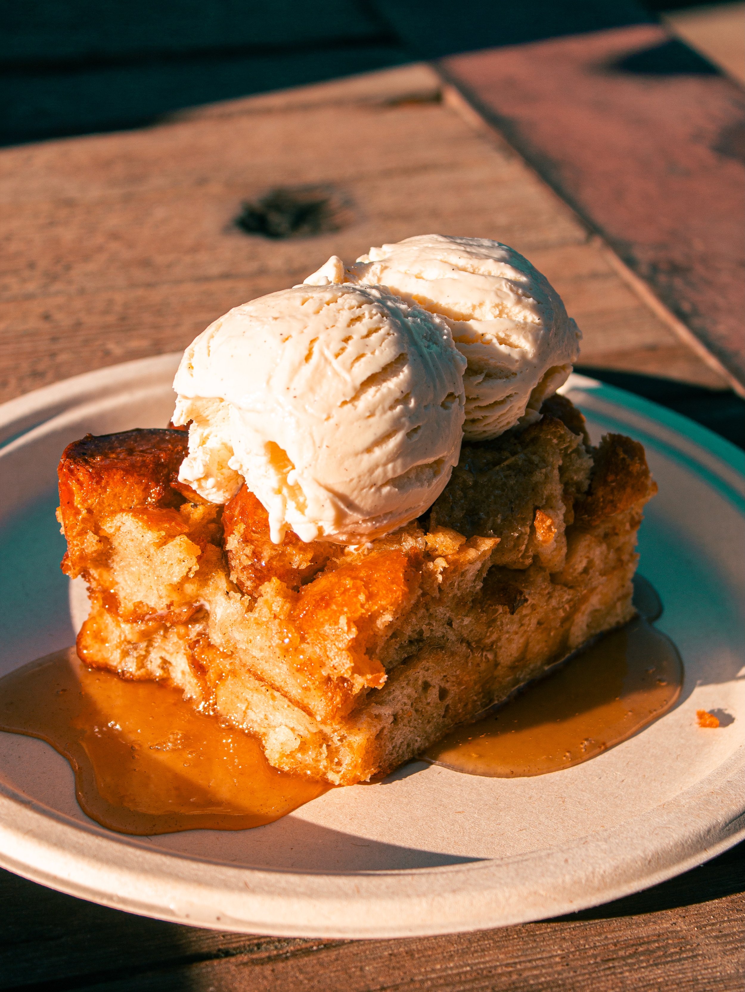 Not only is it easy on the eyes

&hellip;but your taste buddies will thank you for the quick trip to heaven. This here &lsquo;Bread Pudding&rsquo; is the perfect way to end your meal. Be sure to give it a try on your next visit!