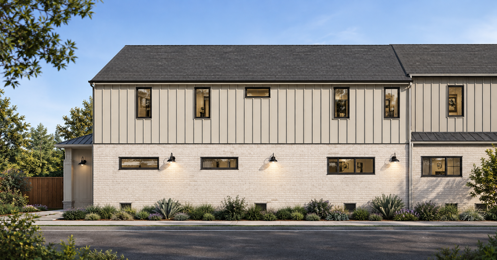 Pacific Palisades Fire Rebuild Side Elevation
