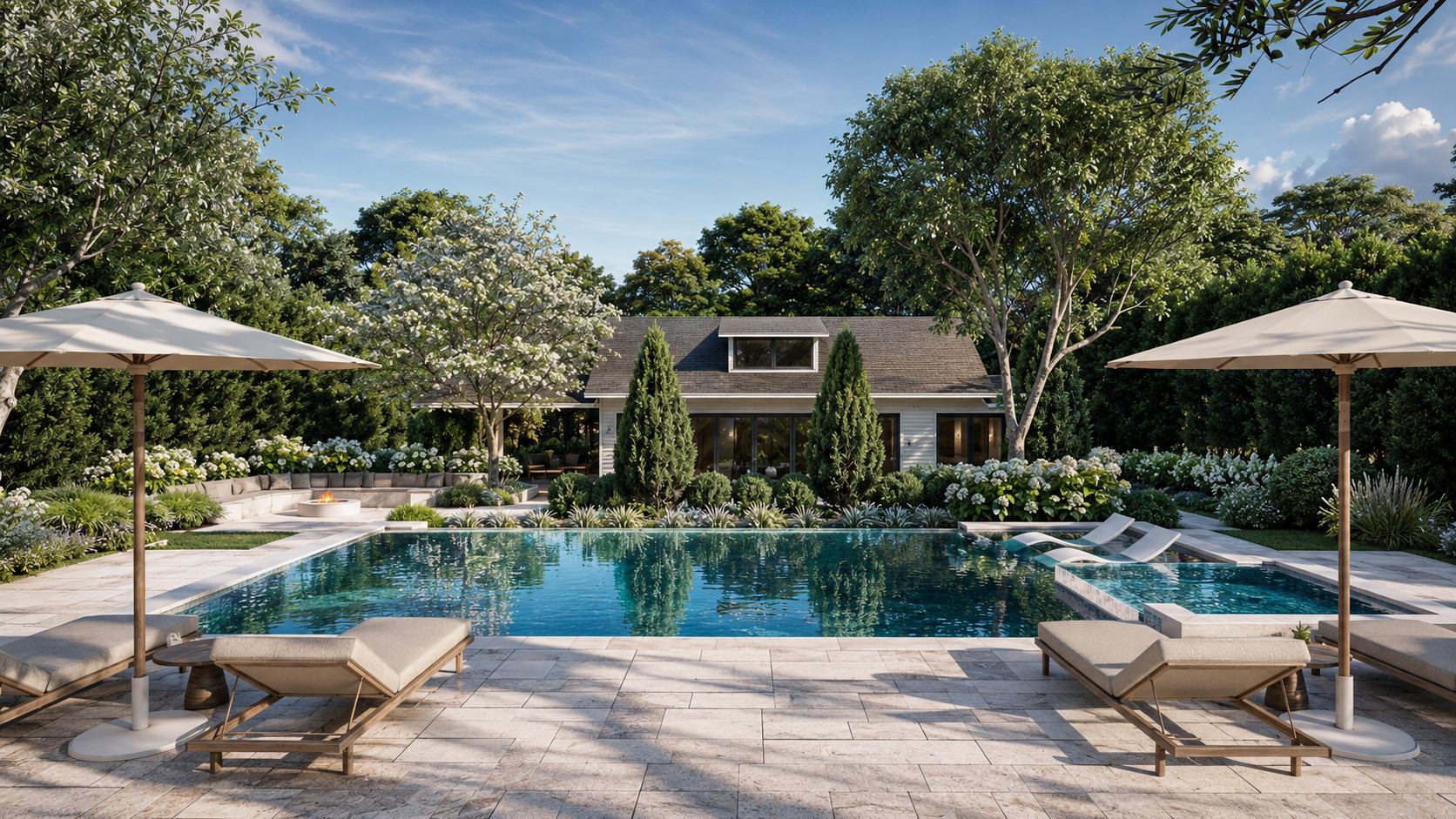 landscape design, hardscape design, pool design, residential landscaping, Raleigh backyard design, Raleigh landscape design and construction