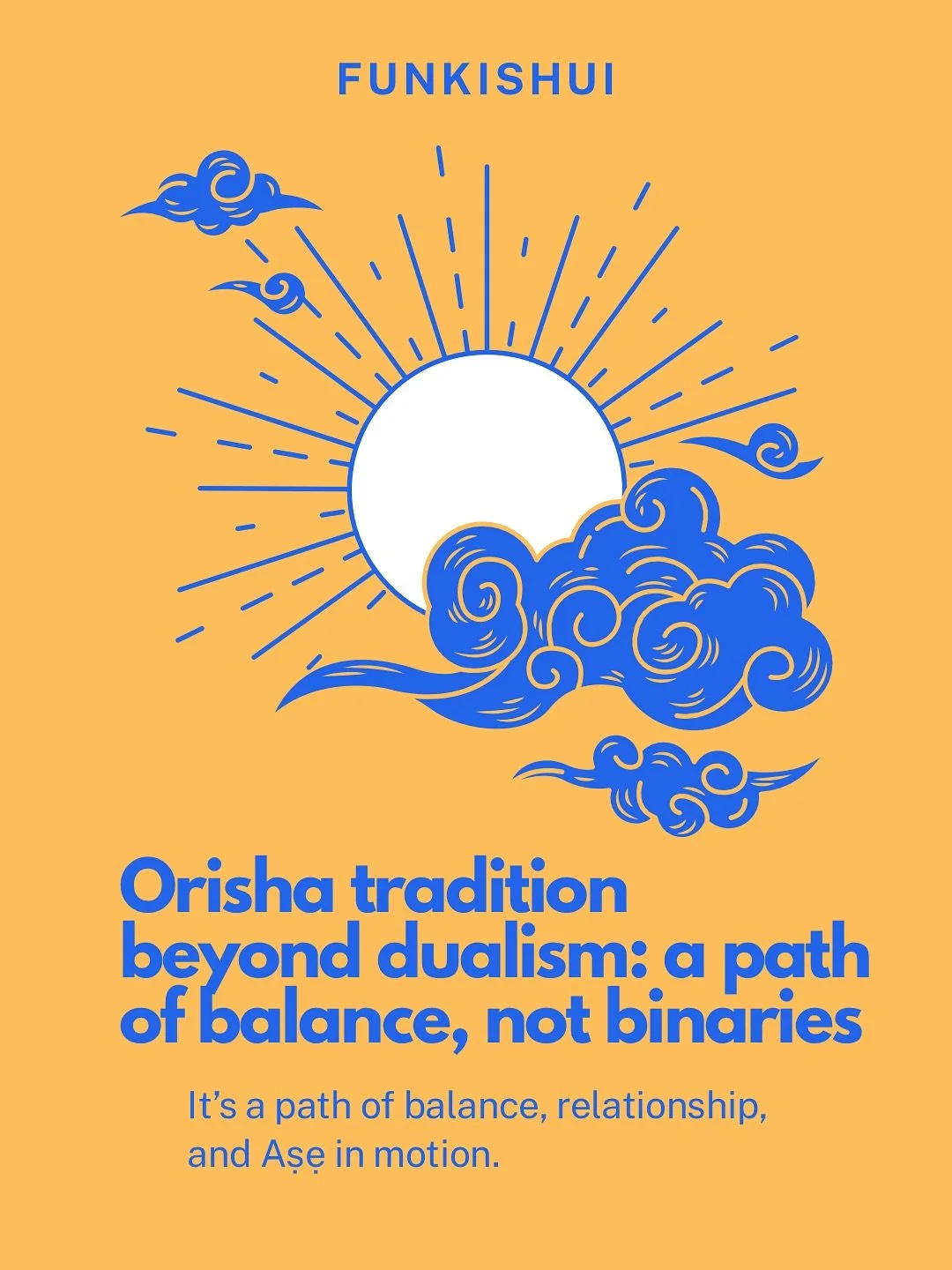 Orisha tradition isn&rsquo;t about choosing sides, it&rsquo;s about learning rhythm, balance, and right relationship. If you&rsquo;ve been told it&rsquo;s dualistic, it may be time to look again.  Check out my newest blog. Link in bio
#OrishaWisdom #