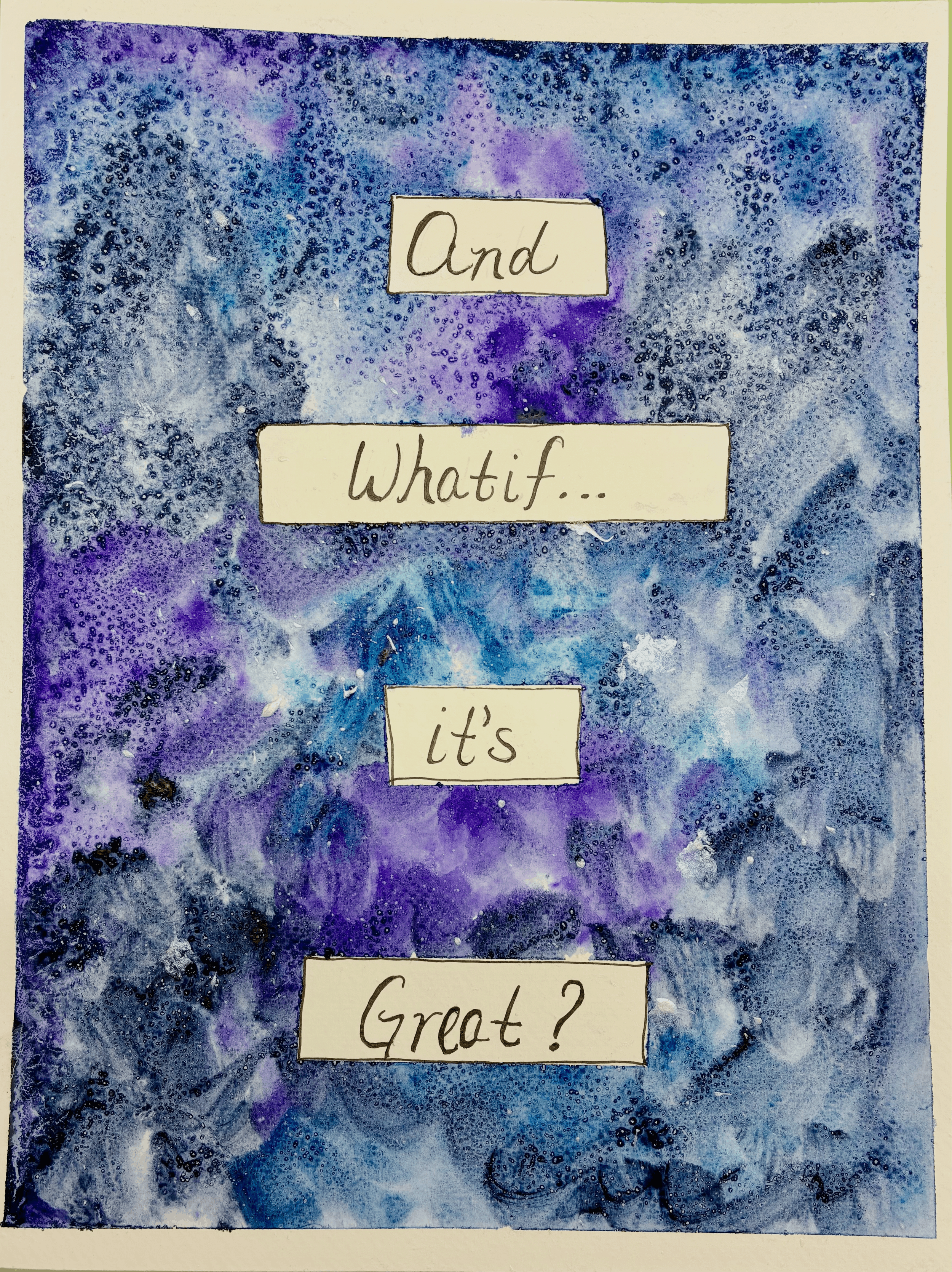 Whatif… It’s Great?