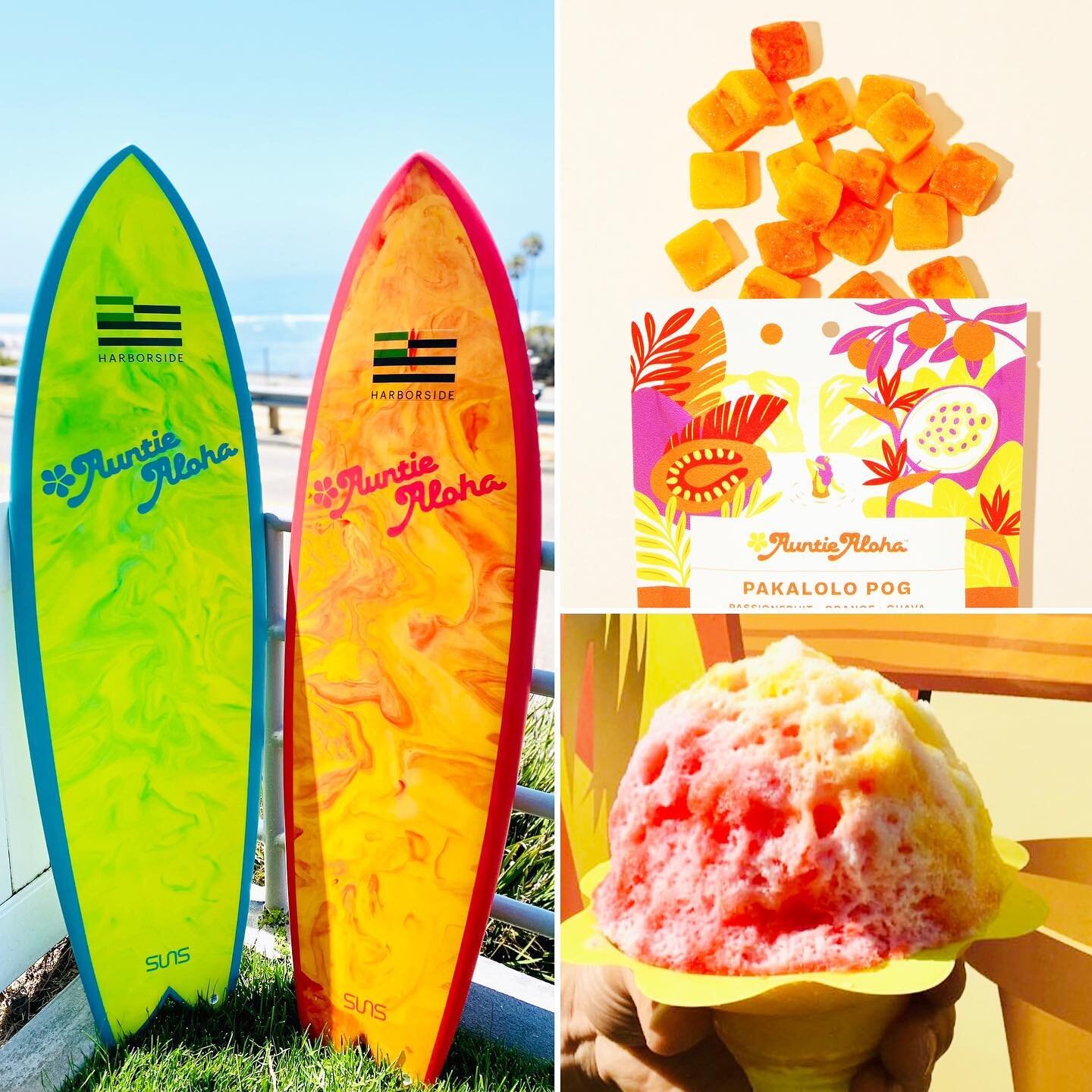 Happy Aloha Friday🌴

We&rsquo;re psyched to see everyone tomorrow 8/13 at Harborside Oakland @shopharborside. 

We&rsquo;re bringing the Bay Area a taste of Aloha:

🔸 FREE Hawaiian shave ice 🍧 from 11:30am - 4pm PST*

🔸 Auntie Aloha B1G1 gummy de