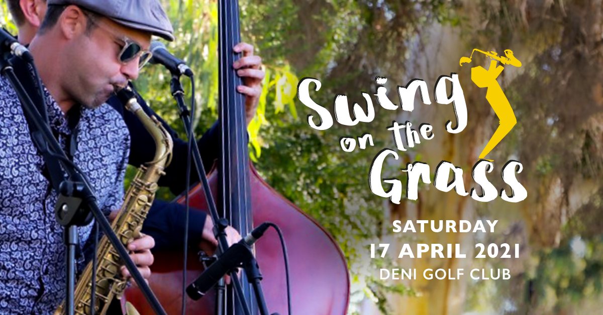 Swing on the grass