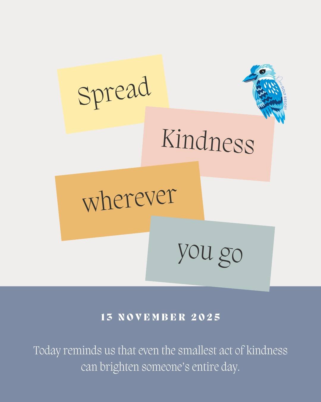 On World Kindness Day, let your compassion shine brightly. 
.
.
.
#visitdeni 
#doitindeni 
#destinationriverinamurray 
#riverinamurray
#visitNSW 
#destination_nsw 
#visitrivercountry 
#visitthemurray 
#visitsuncountry 
#visitriverina 
#feelnsw
#denil