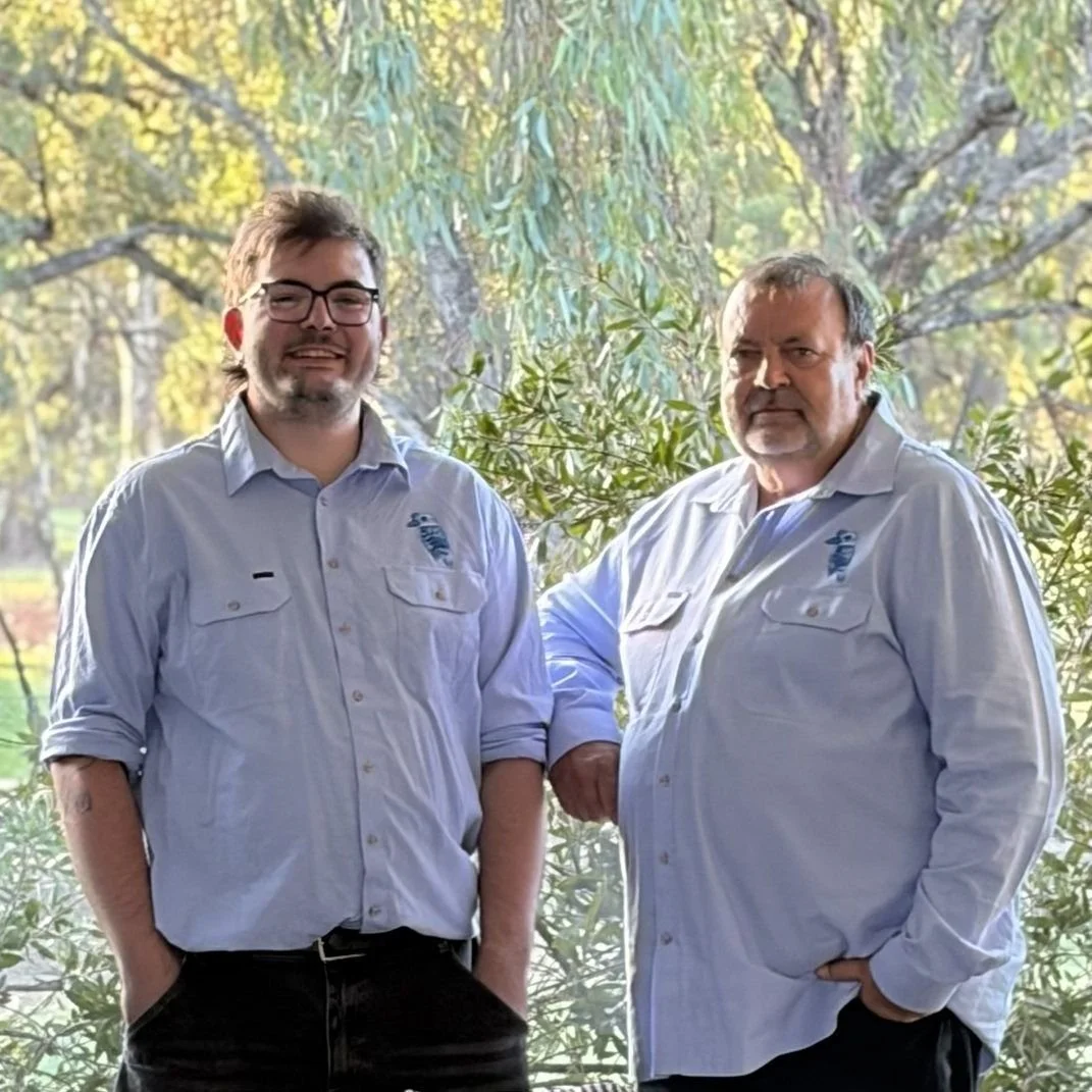 Say g&rsquo;day to Iain and Jaryd, part-time kookaburra supervisors and two of the Goodway family, proud owners of Deni Golf Resort. These guys are the kind of hosts who&rsquo;ll make you feel welcome the moment you roll up the driveway &mdash; wheth