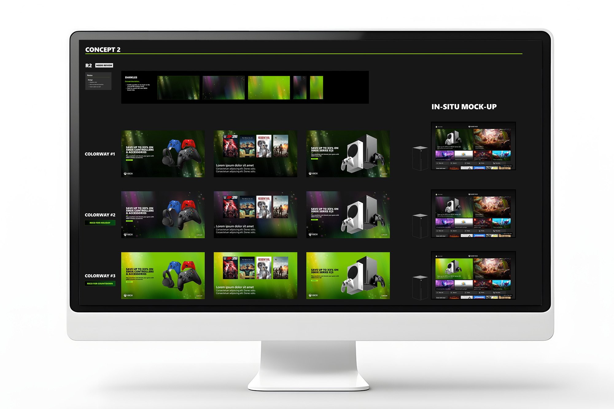 XBOX Holiday Toolkit Design