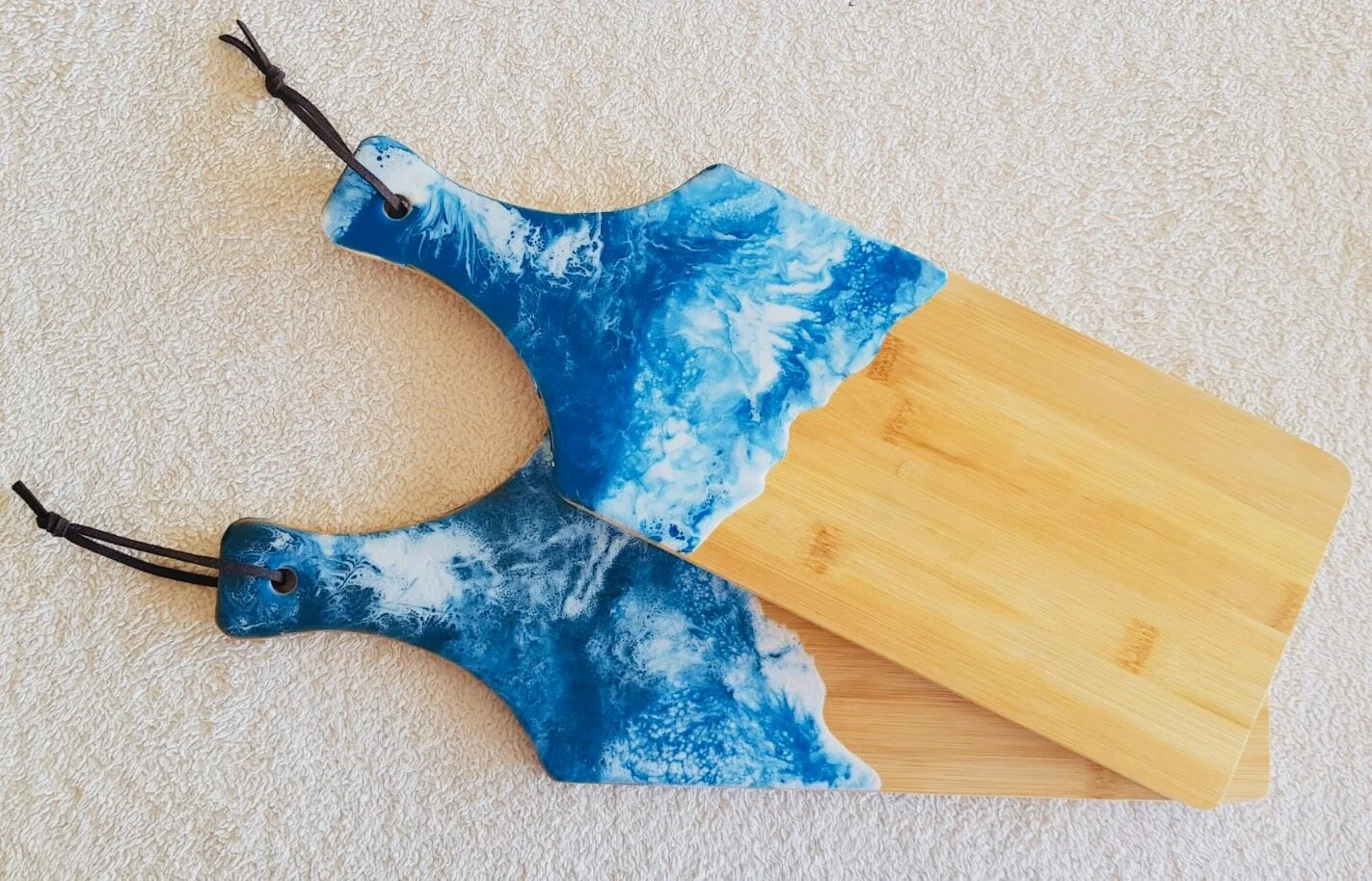 Resin and Bamboo Serving Paddle