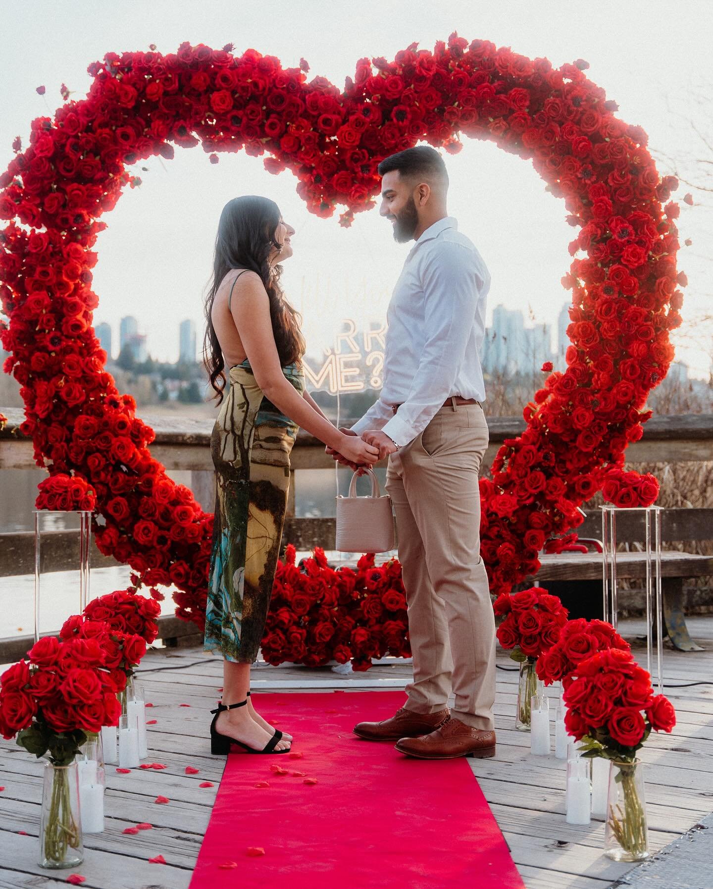 Kevin and Tannya 💍

A truely surprising proposal for Tanya as she was not expecting it. As soon as she saw the setup, the tears started flowing. She almost never wore her dress because she didn&rsquo;t think Kevin was proposing to her quite yet, but