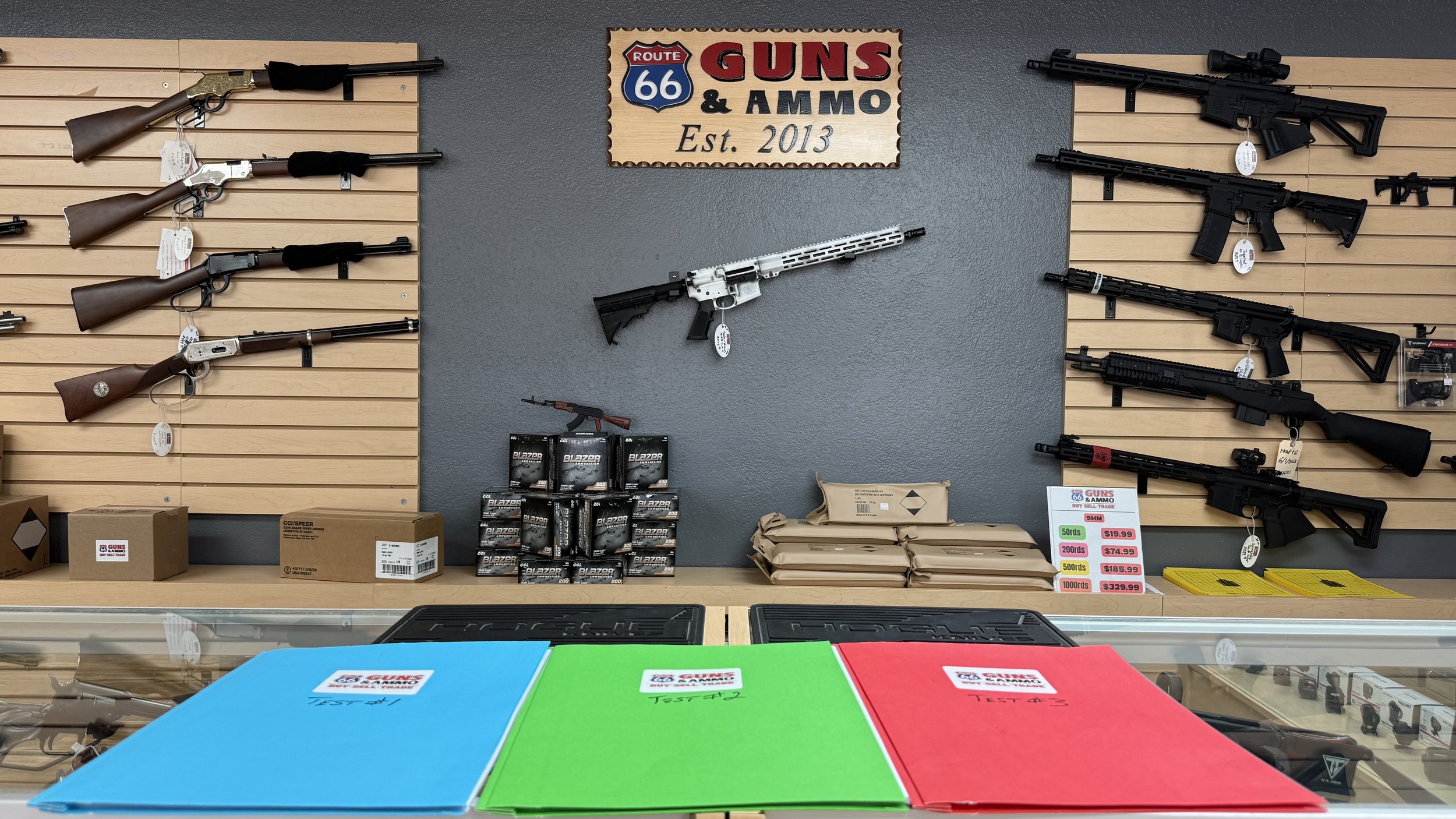 California Firearm Safety Certificate test at Route 66 Guns & Ammo in Barstow CA