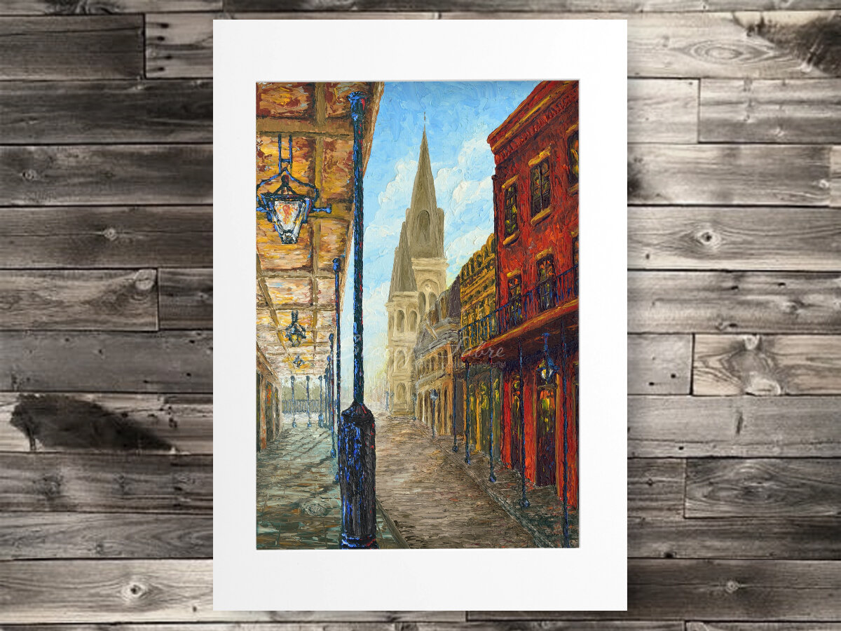 Chartres St. View of Cathedral
