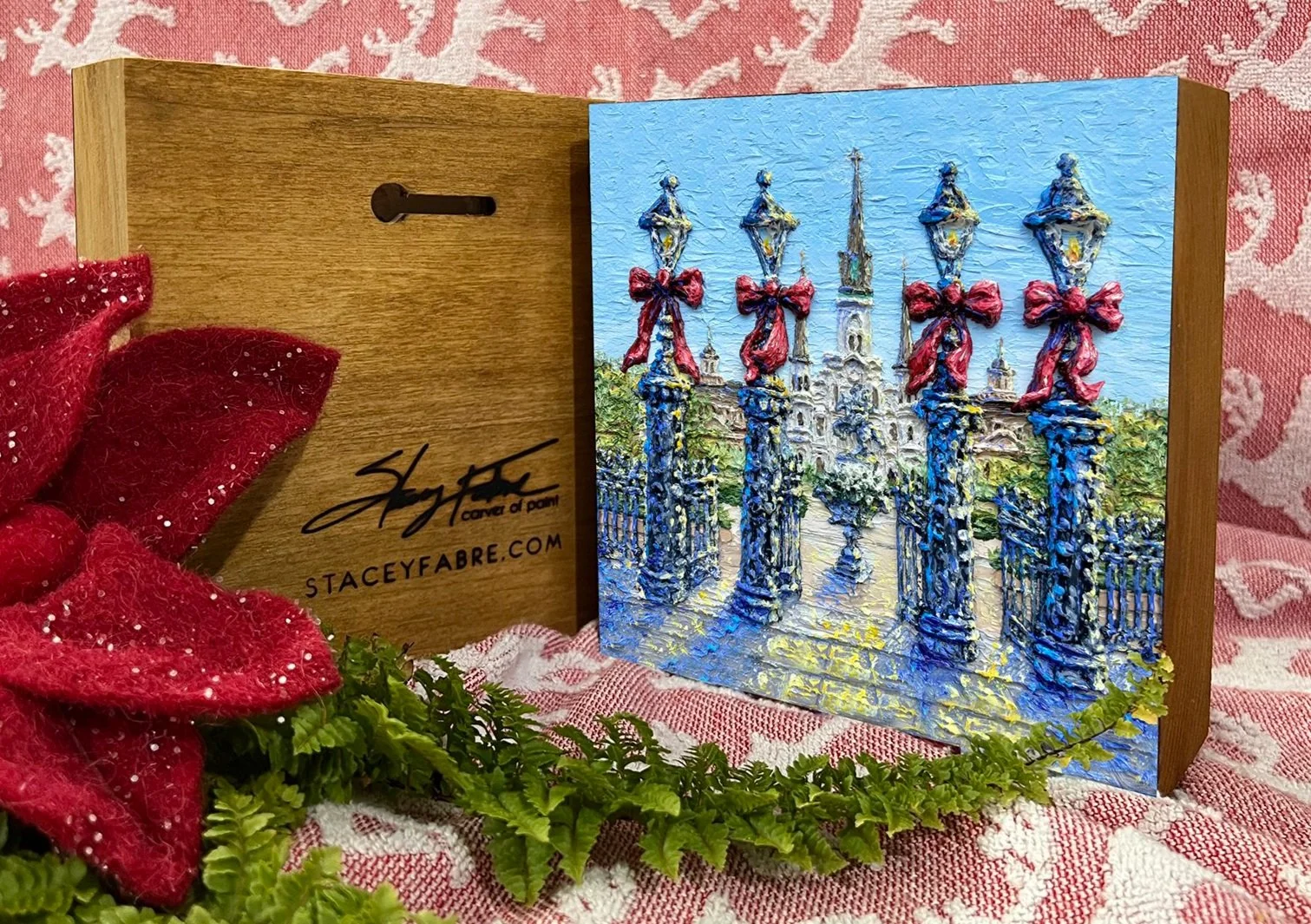 2021 Jackson Square Red Bows ArtBlock PRE-ORDER