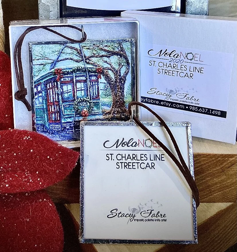 2020 St. Charles Line Streetcar Ornament PRE-ORDER