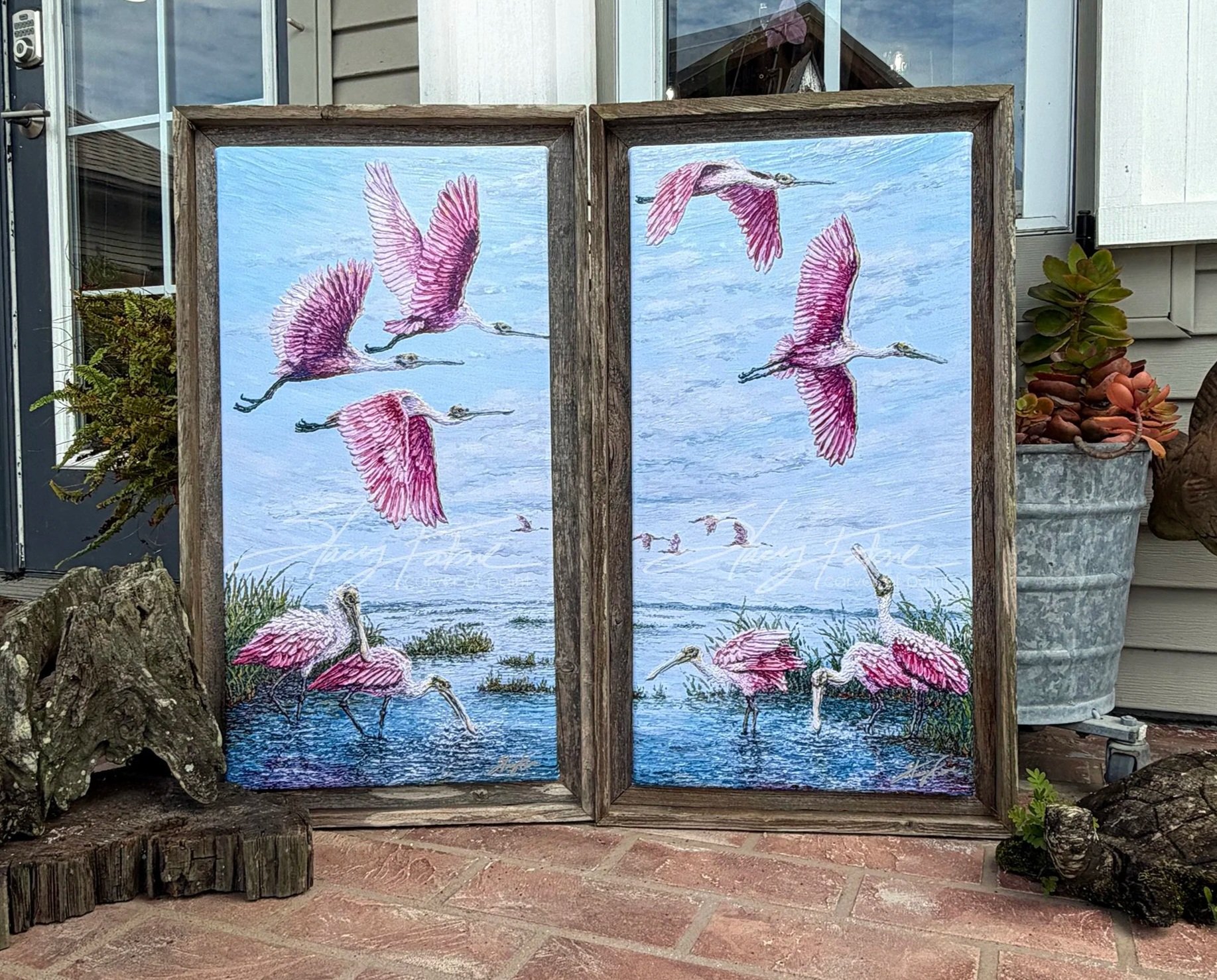 Things Are Looking Up - Diptych