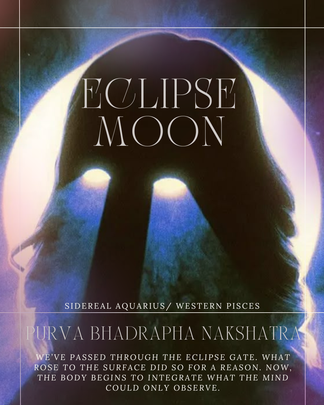 Eclipse Moon in Aquarius
