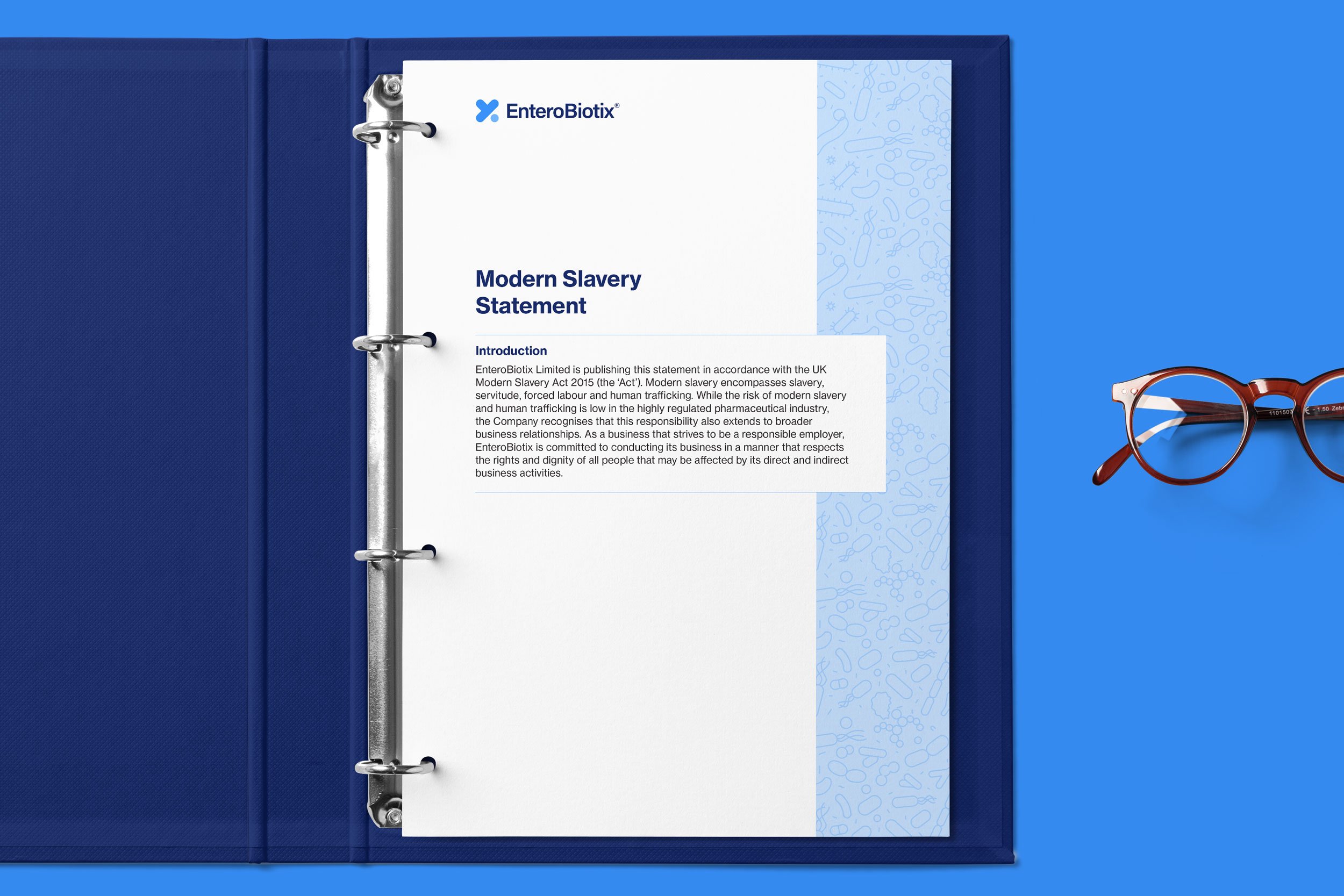 EBX stationery mock-up