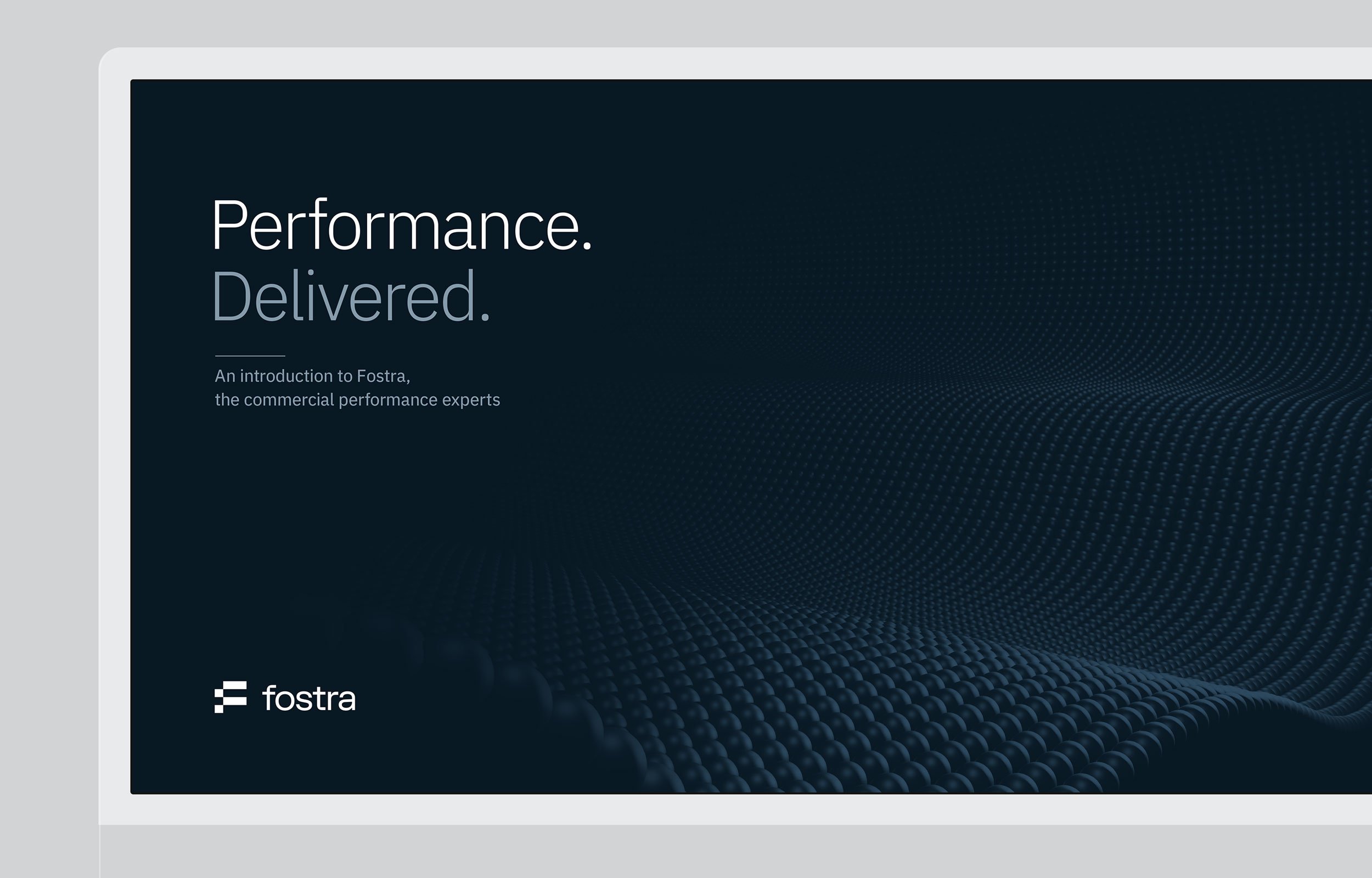 Fostra PPT deck – intro slide