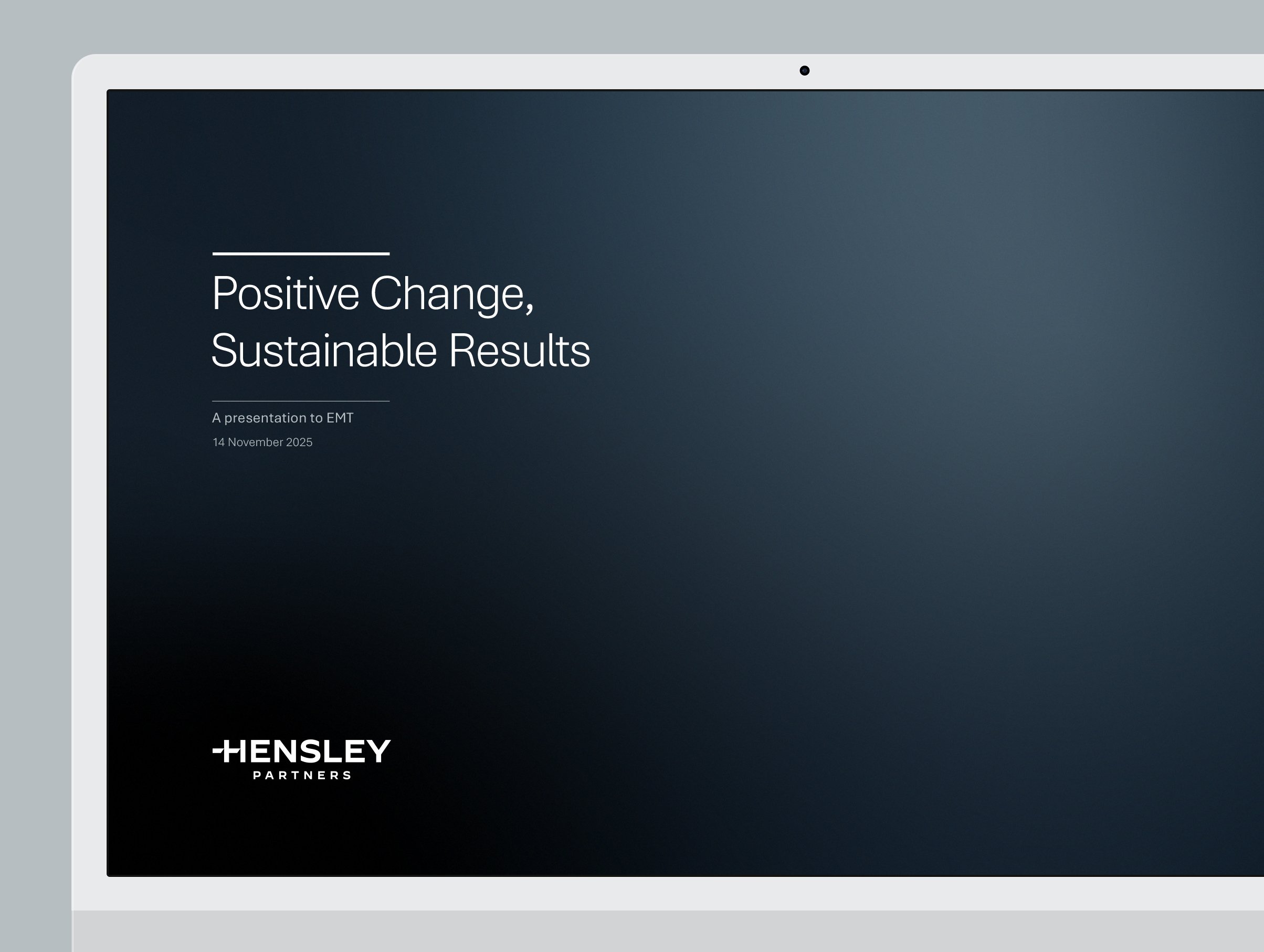 Hensley Partners PPT Deck