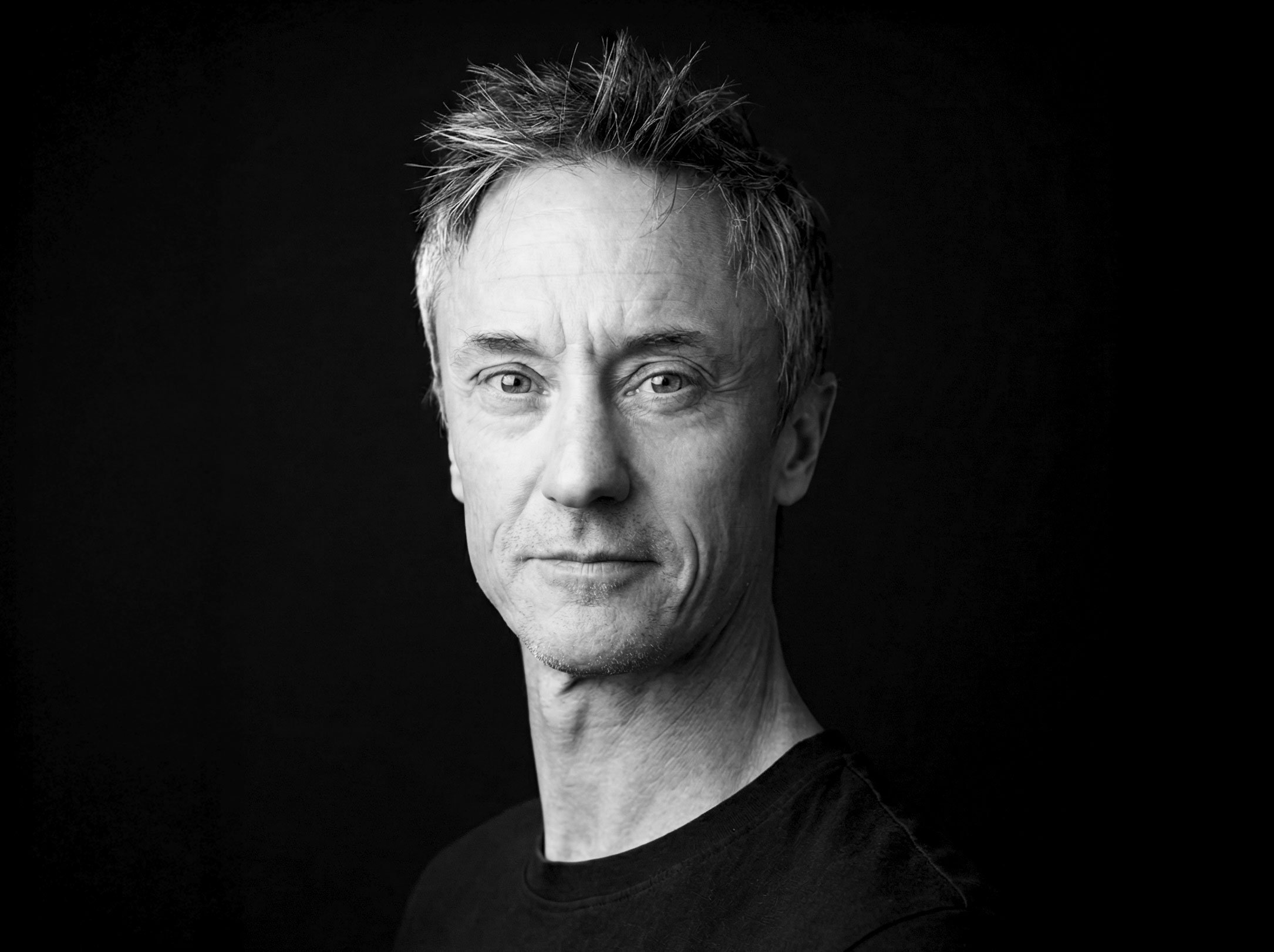 Studio portrait of independent brand designer Ian Whalley