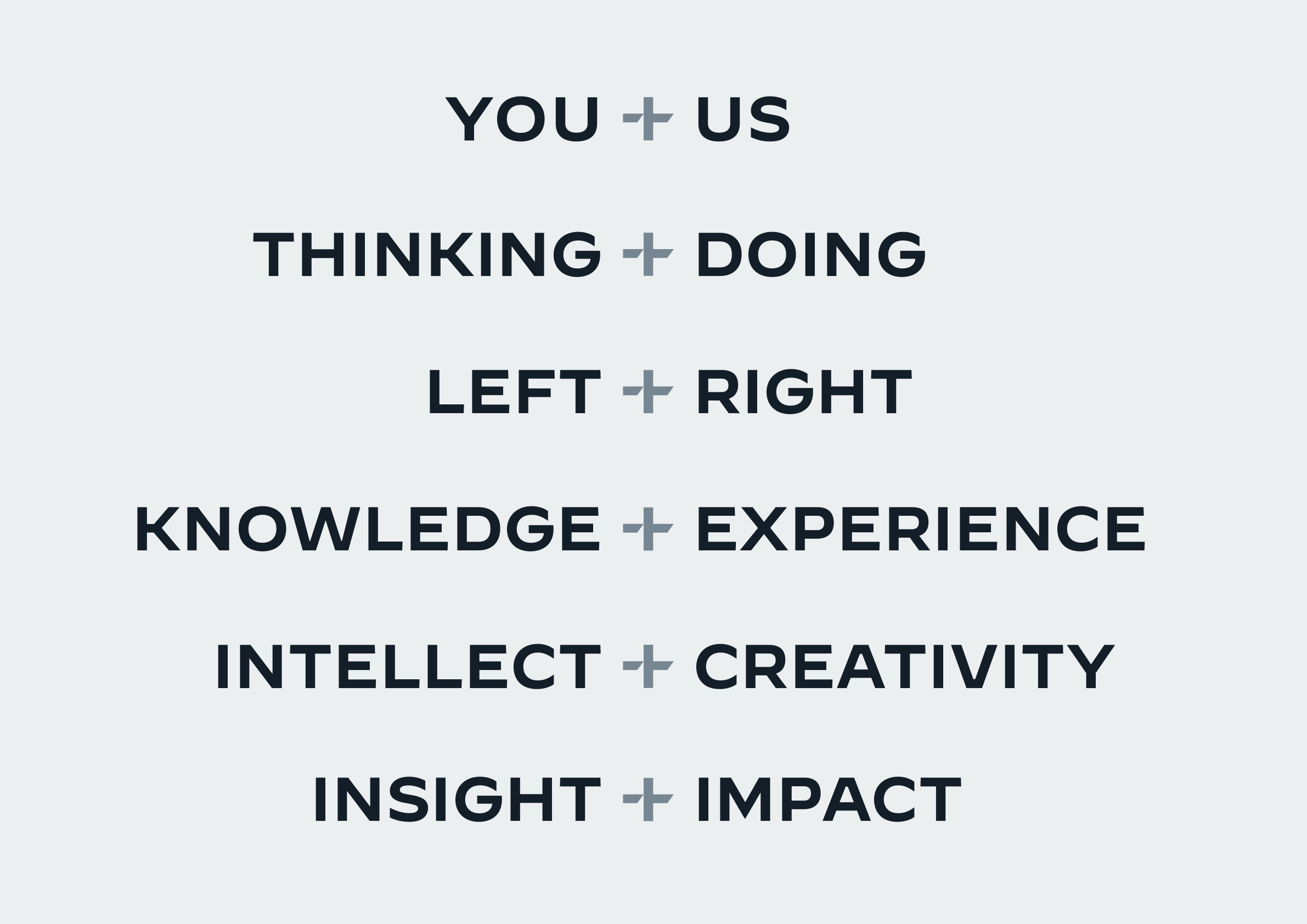 The brand idea informs the logo design for Hensley Partners