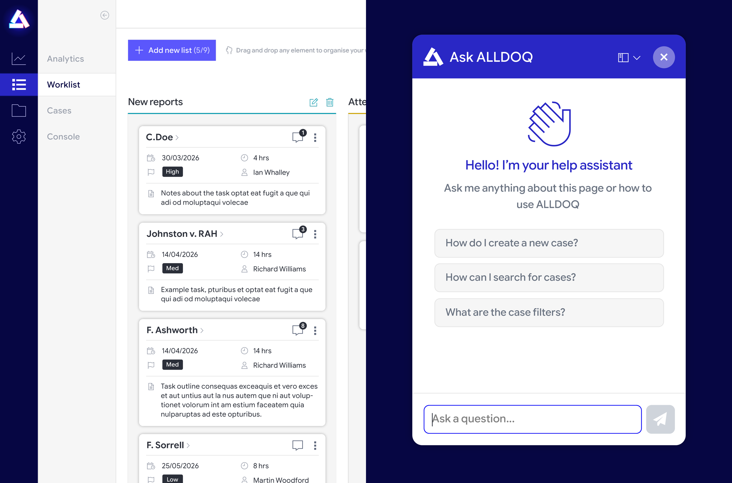 ALLDOQ UI details