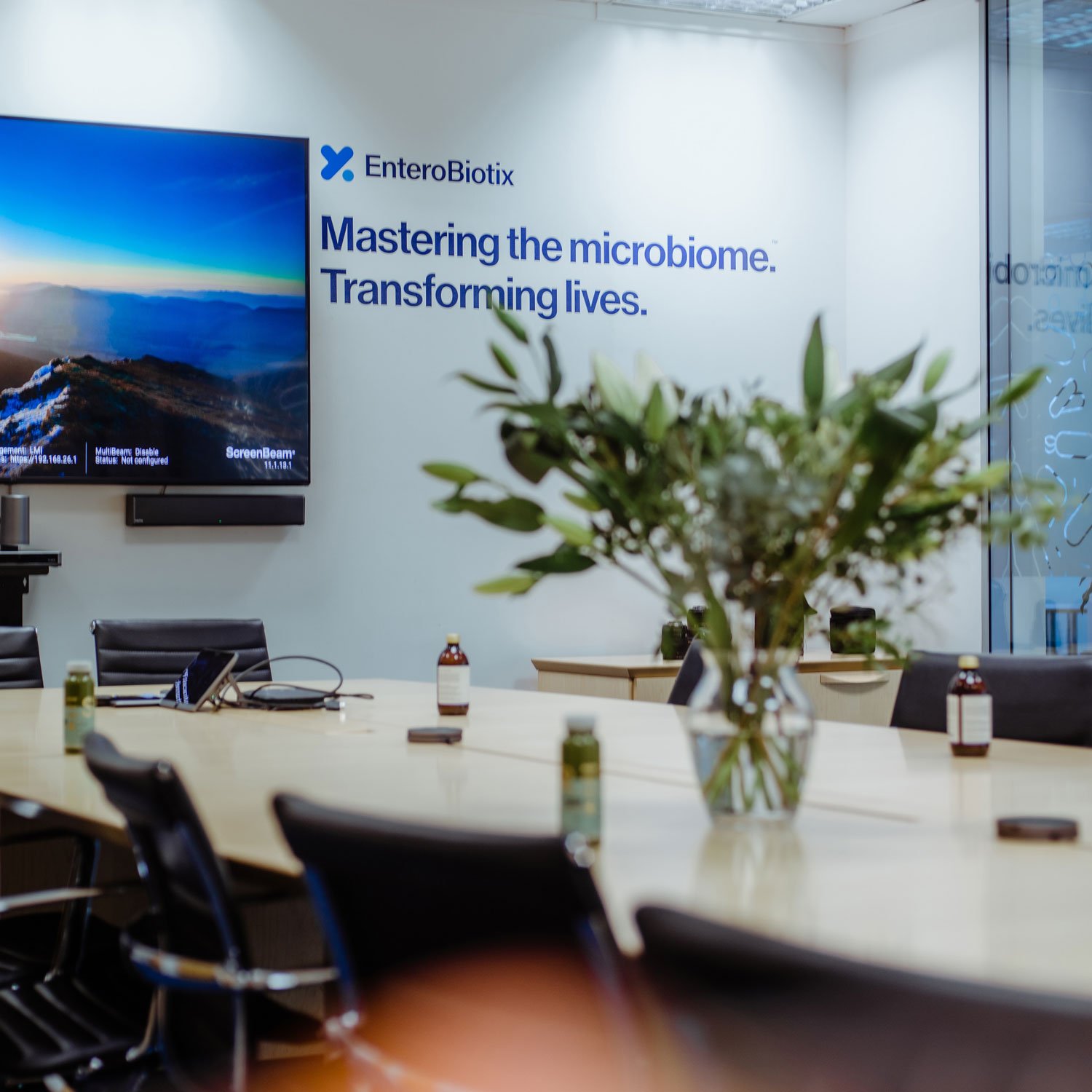 EBX boardroom branding