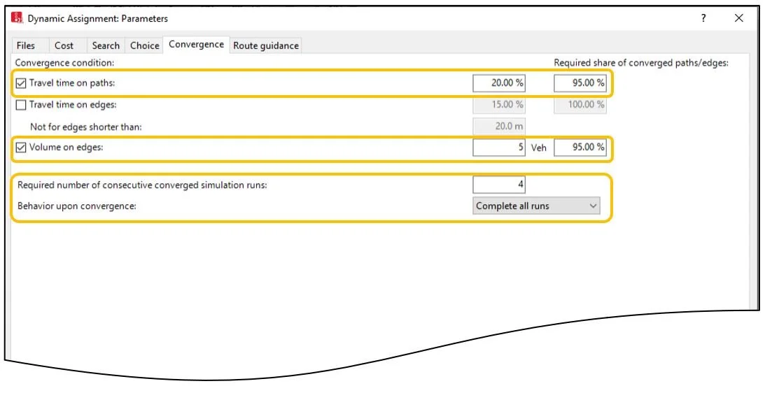 Dynamic Transport Assignment Controller VISSIM - Dynamic Assignment — MODELLING GROUP Transport Modellers