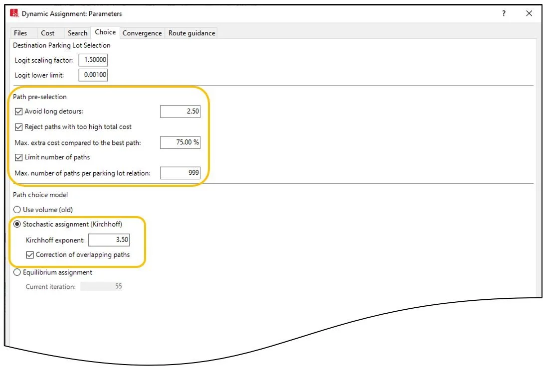 Dynamic Transport Assignment Controller VISSIM - Dynamic Assignment — MODELLING GROUP Transport Modellers