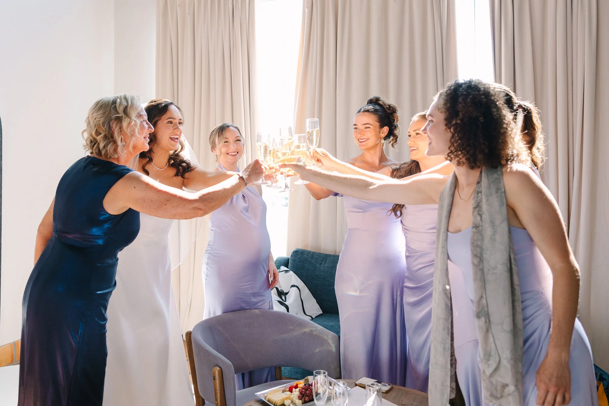 bridal party photo