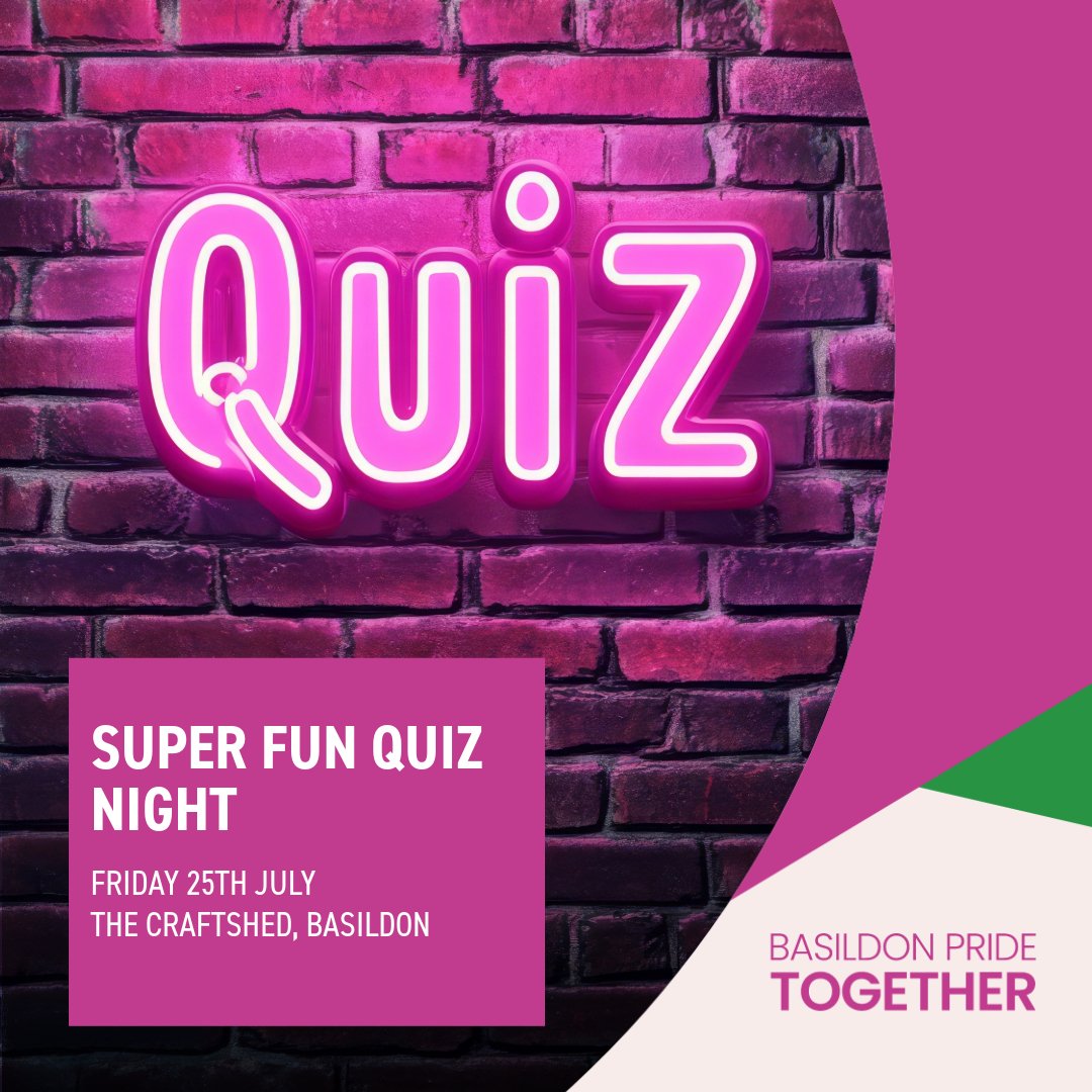 Super Fun Quiz Night - Basildon Pride Together