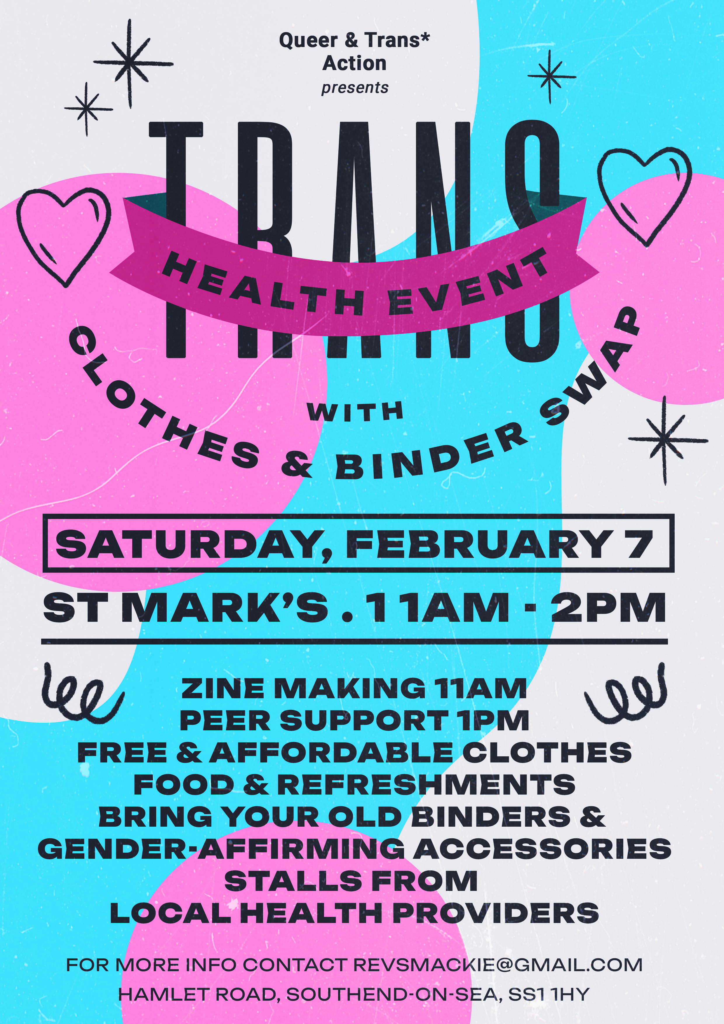 🩺 Trans Health Event – Clothes &amp; Binder Swap