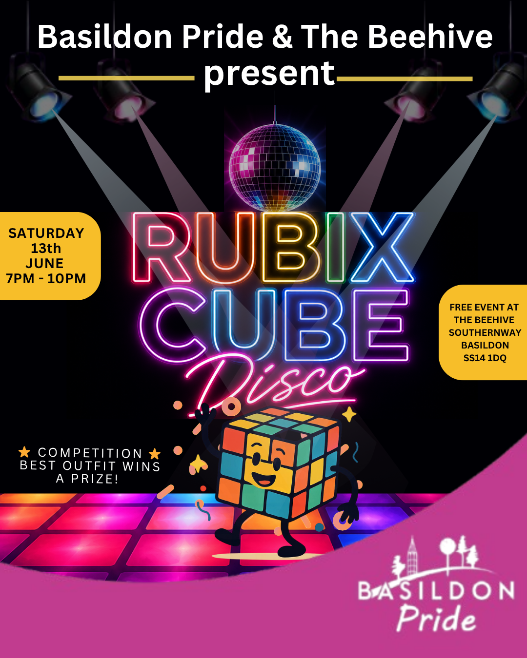 RUBIX CUBE DISCO NIGHT