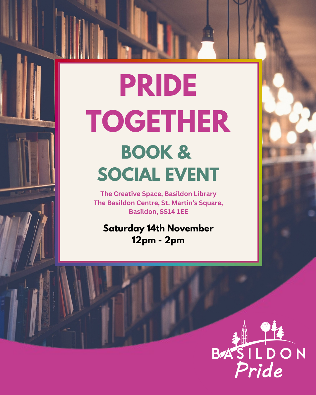 Pride TOGETHER BOOK &amp; SOCIAL EVENT