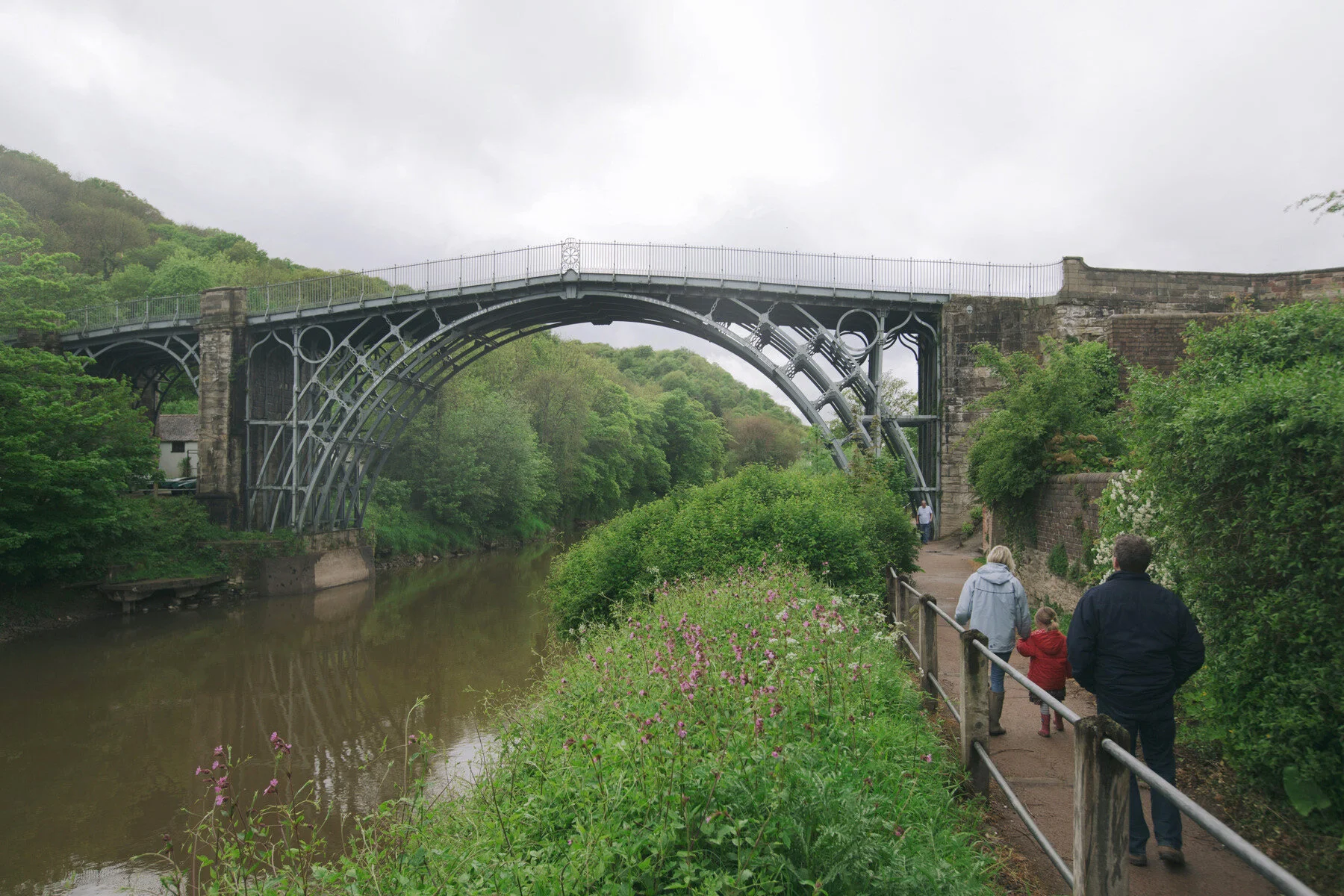 The Iron Bridge in the Ironbridge gorge