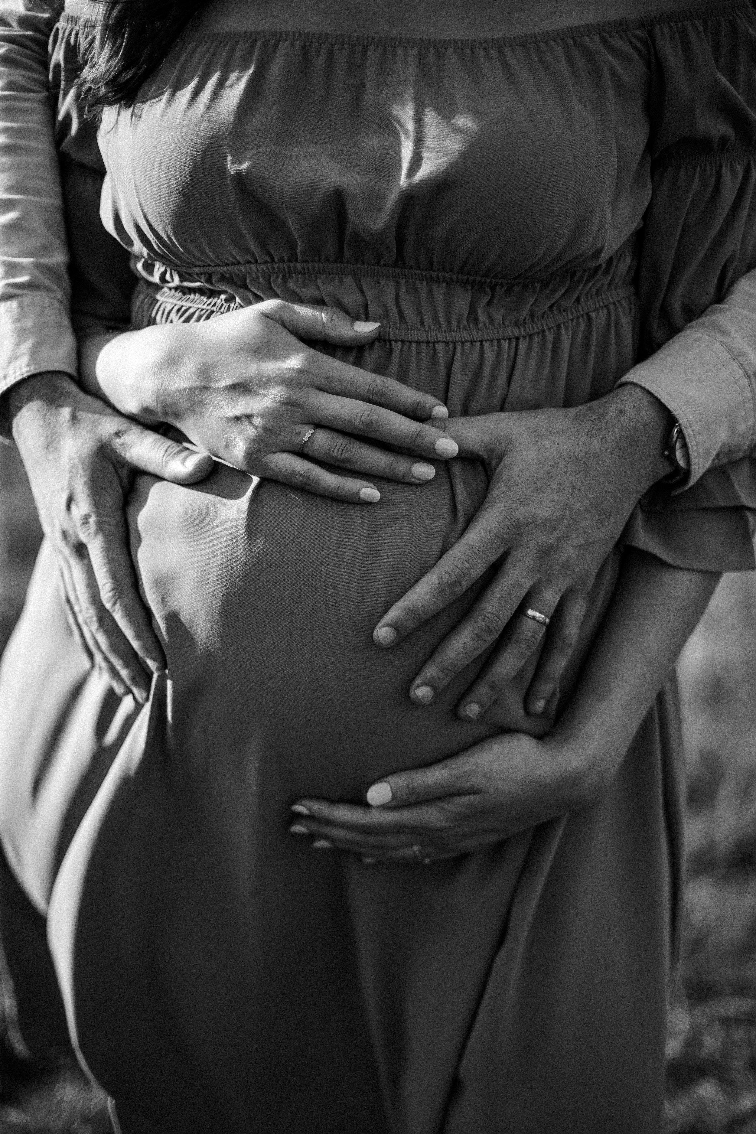 romantic pregnancy portraits on film - West London Maternity Photographer-17.jpg